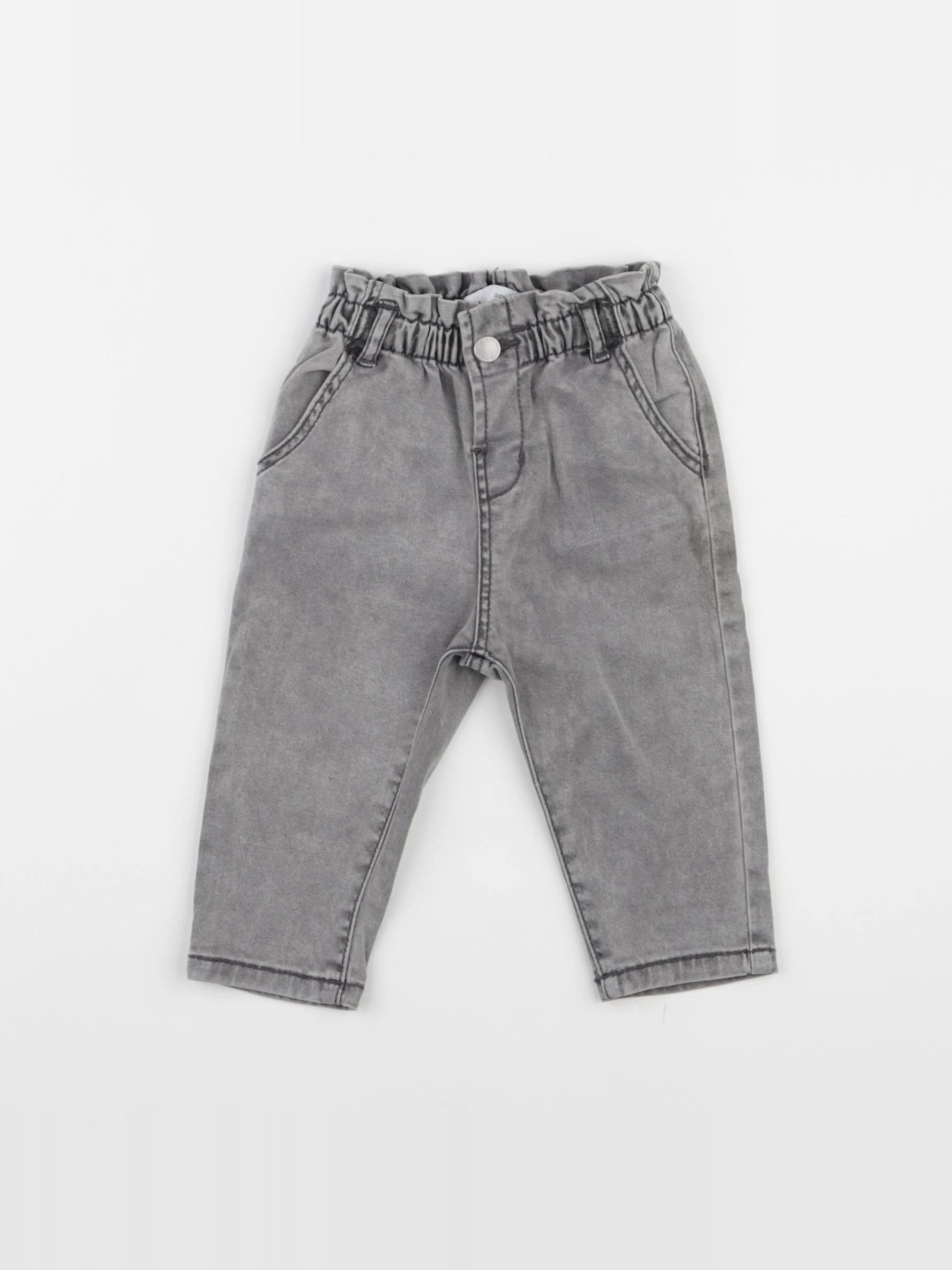 Zara - jean gris - 3/6 mois