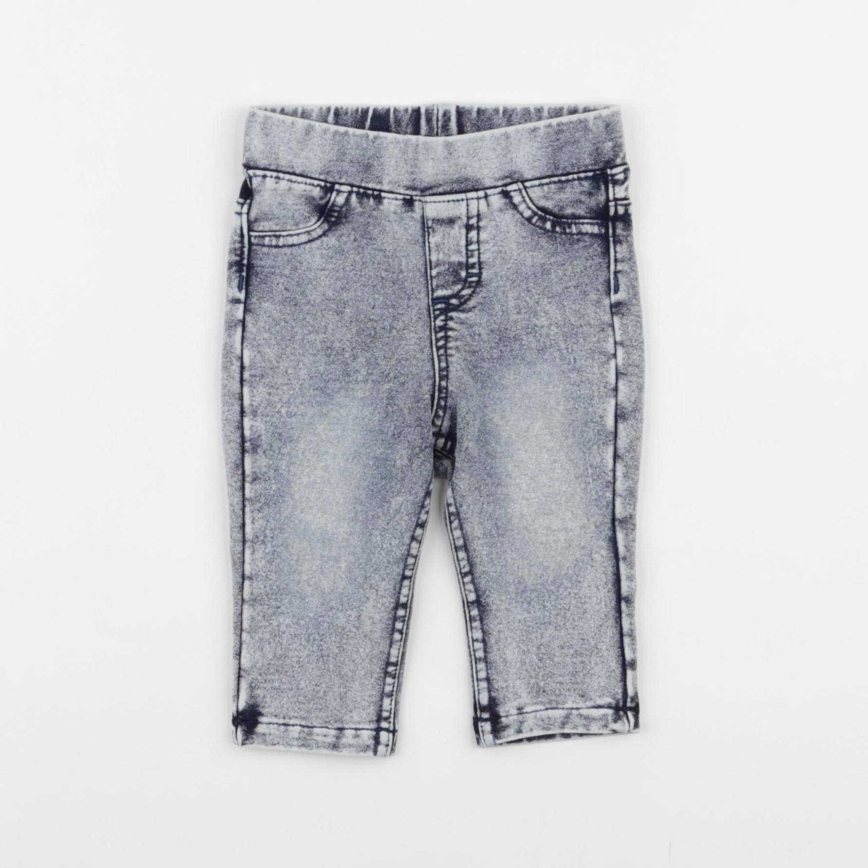 H&M - jegging gris - 2/4 mois