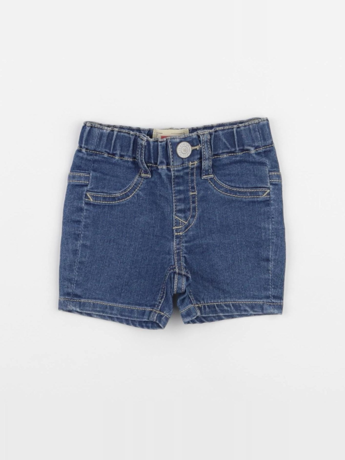 Levi's - short bleu - 6 mois