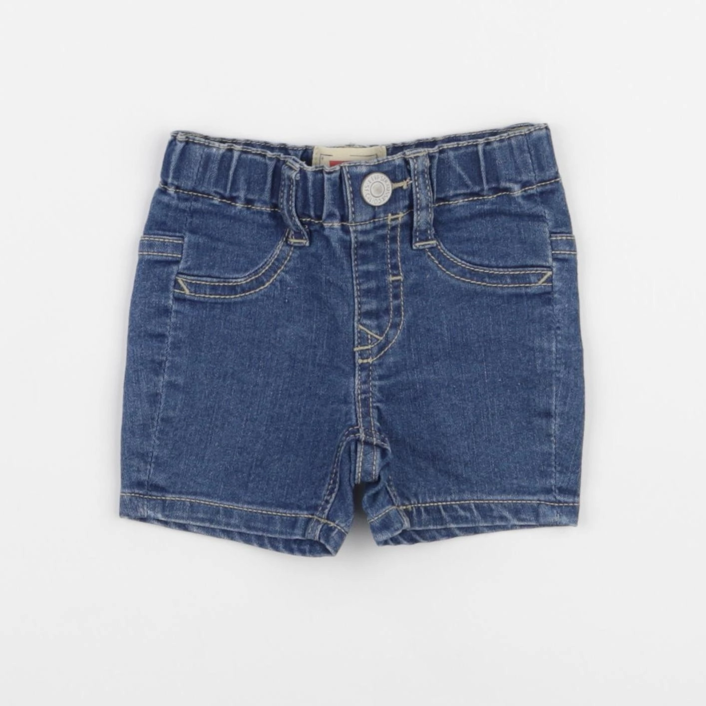 Levi's - short bleu - 6 mois