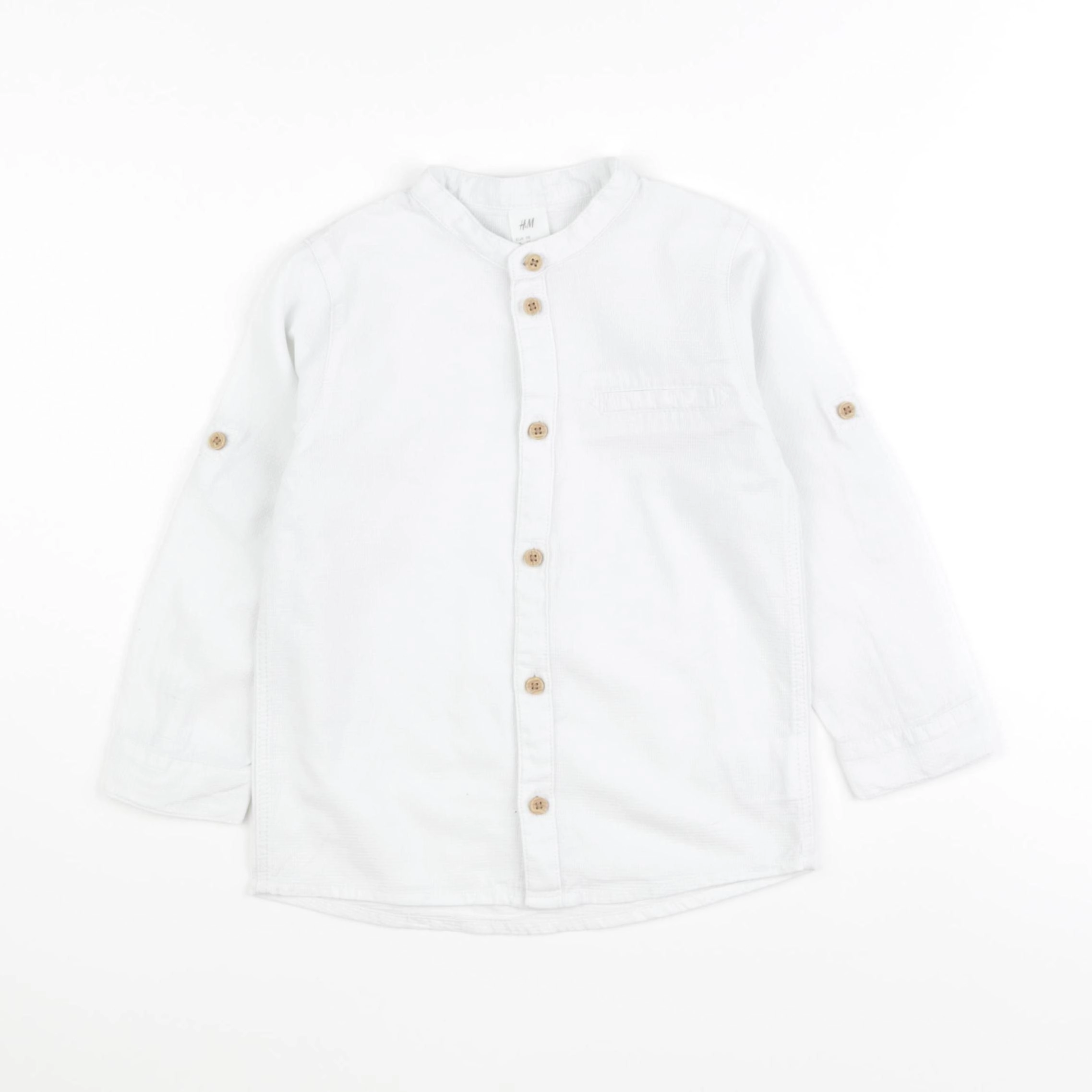 H&M - chemise blanc - 2/3 ans