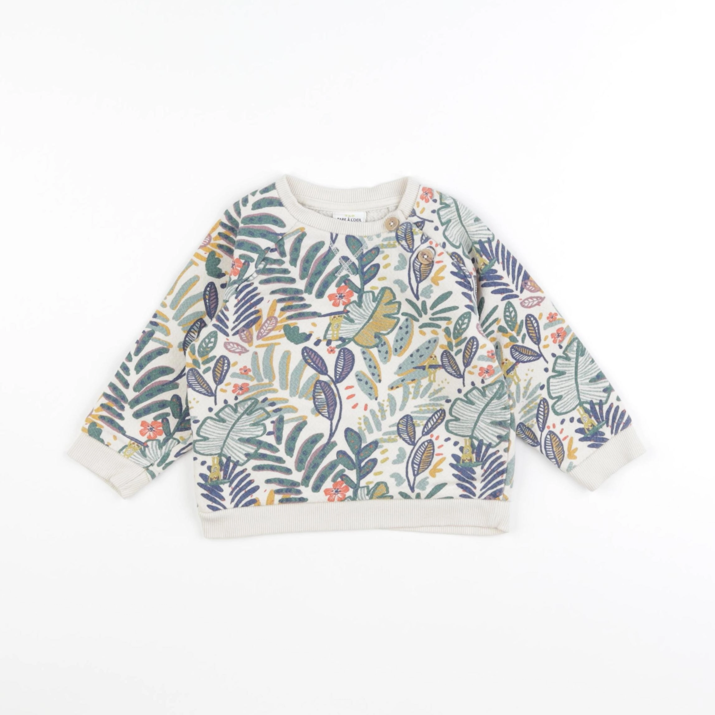 Tape à l'oeil - sweat multicolore - 18 mois