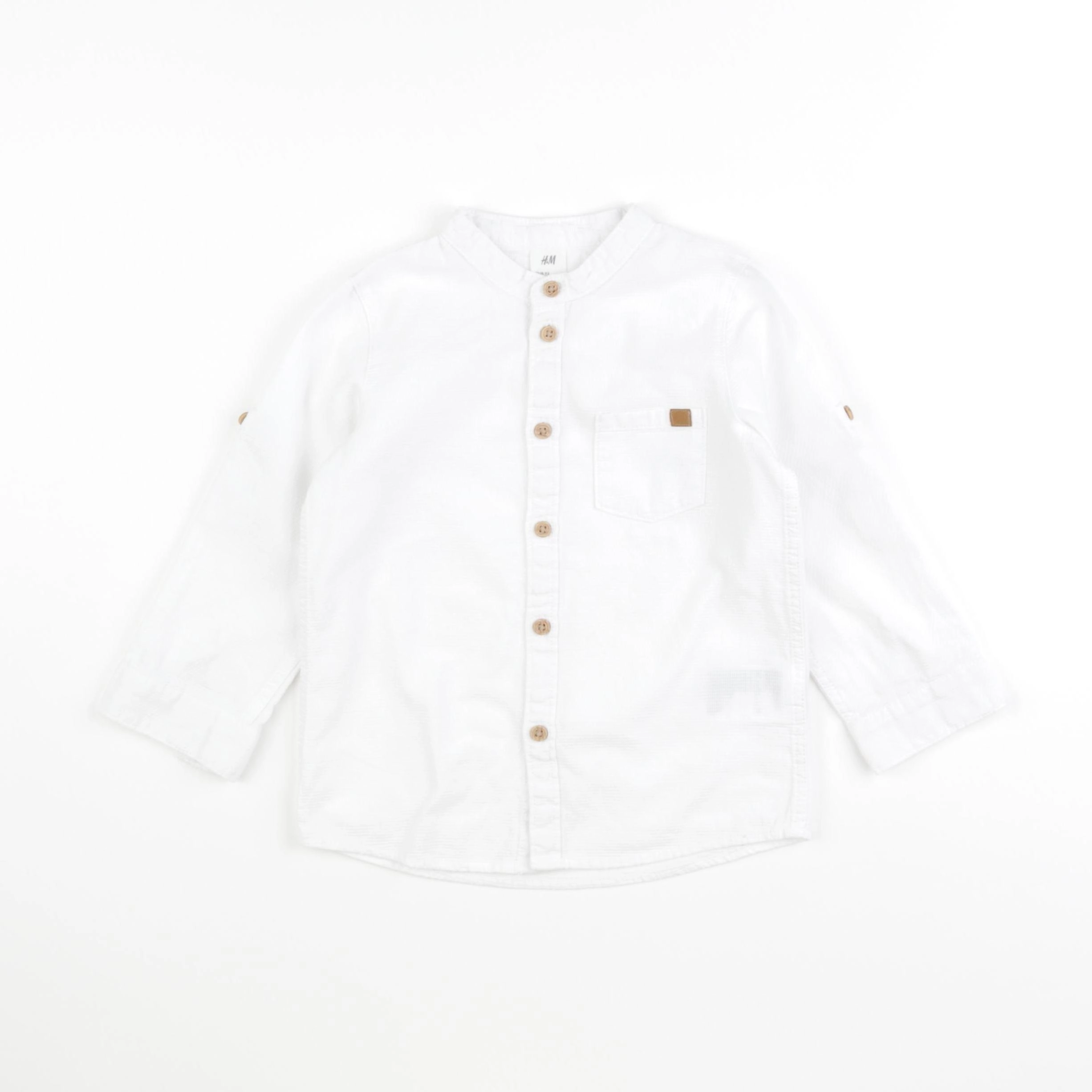 H&M - chemise blanc - 18/24 mois