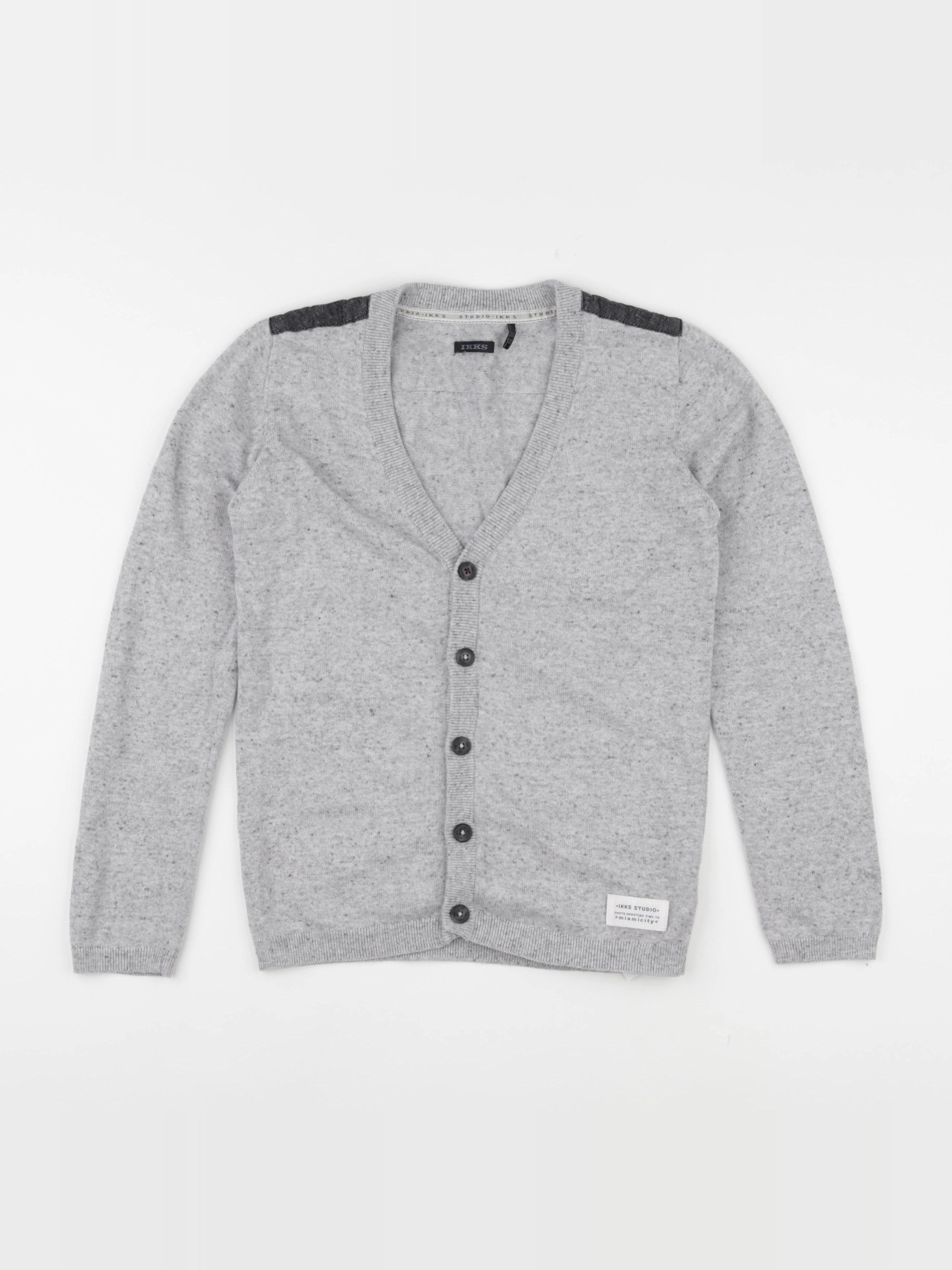IKKS - gilet gris - 10 ans