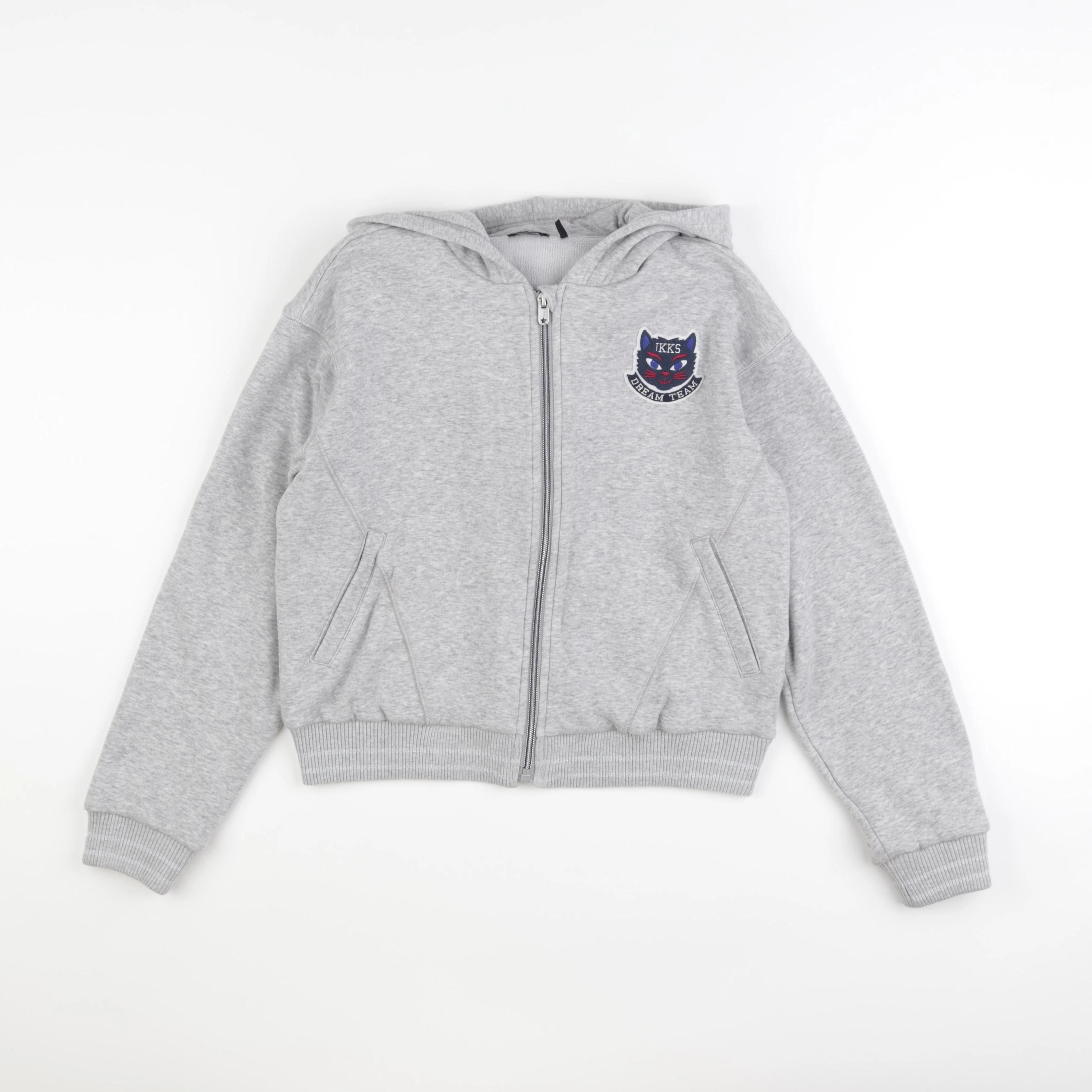 IKKS - sweat gris - 12 ans