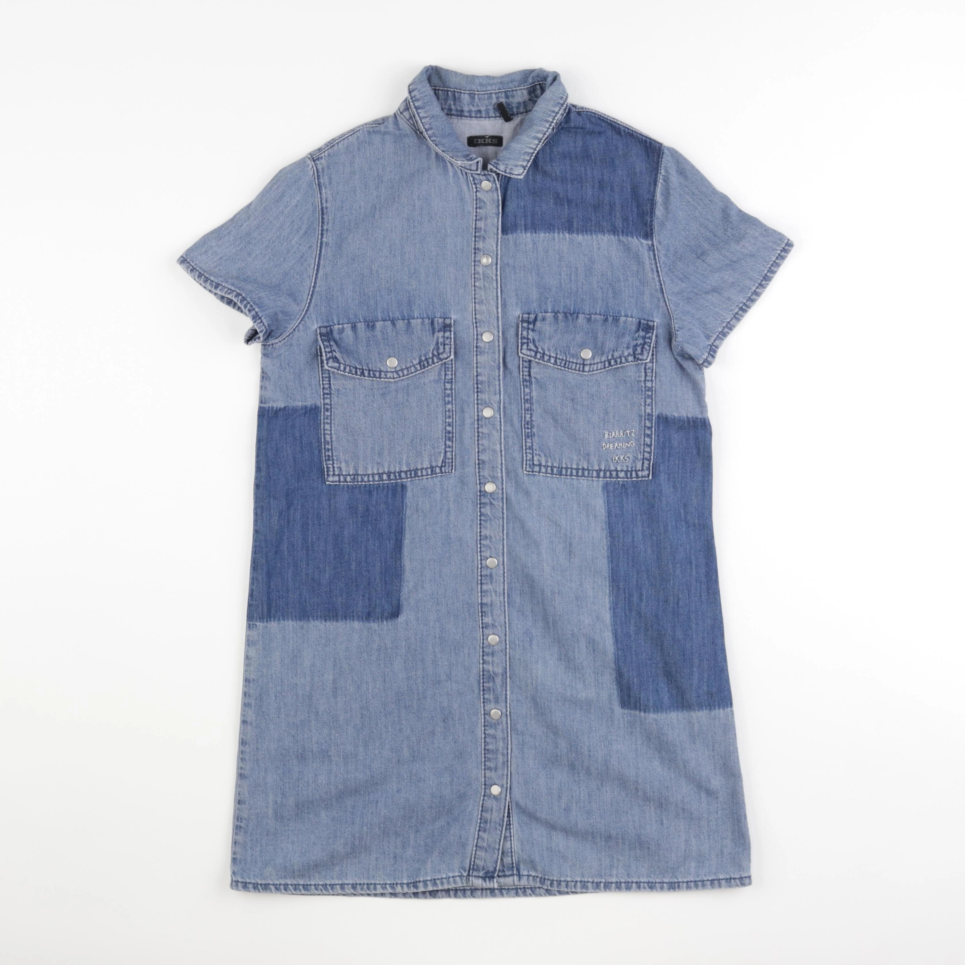 IKKS - robe bleu - 10 ans