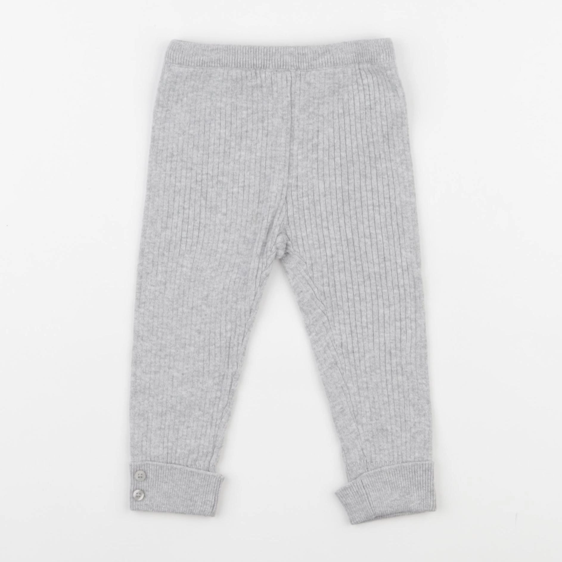 Zara - legging gris - 9/12 mois