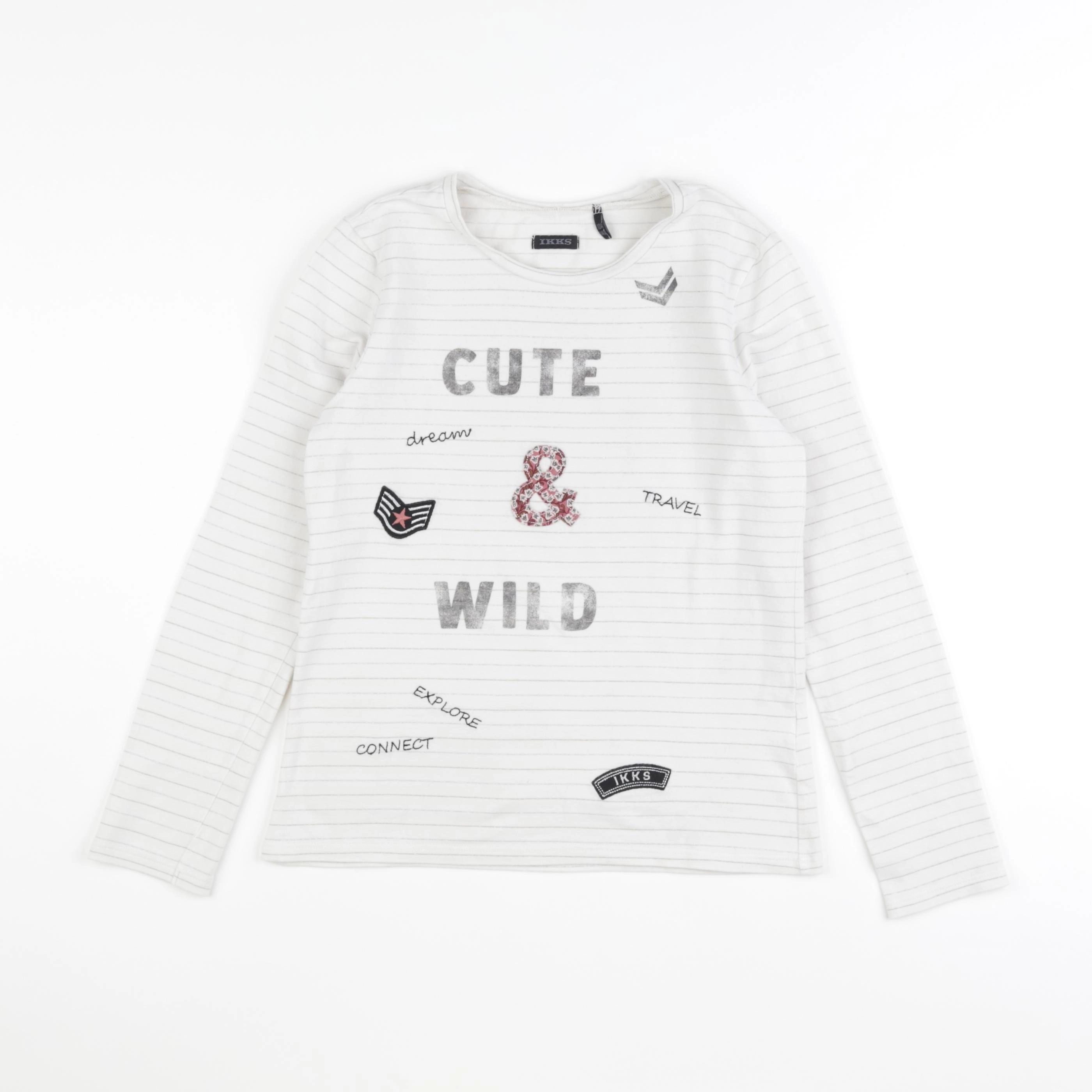 IKKS - tee-shirt multicolore - 10 ans