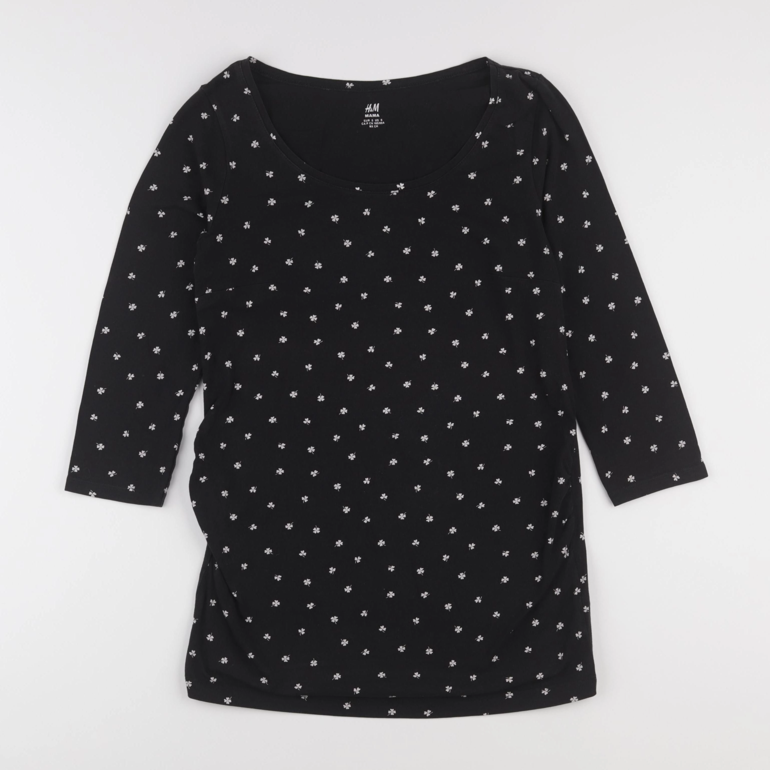 H&M - tee-shirt grossesse noir - s