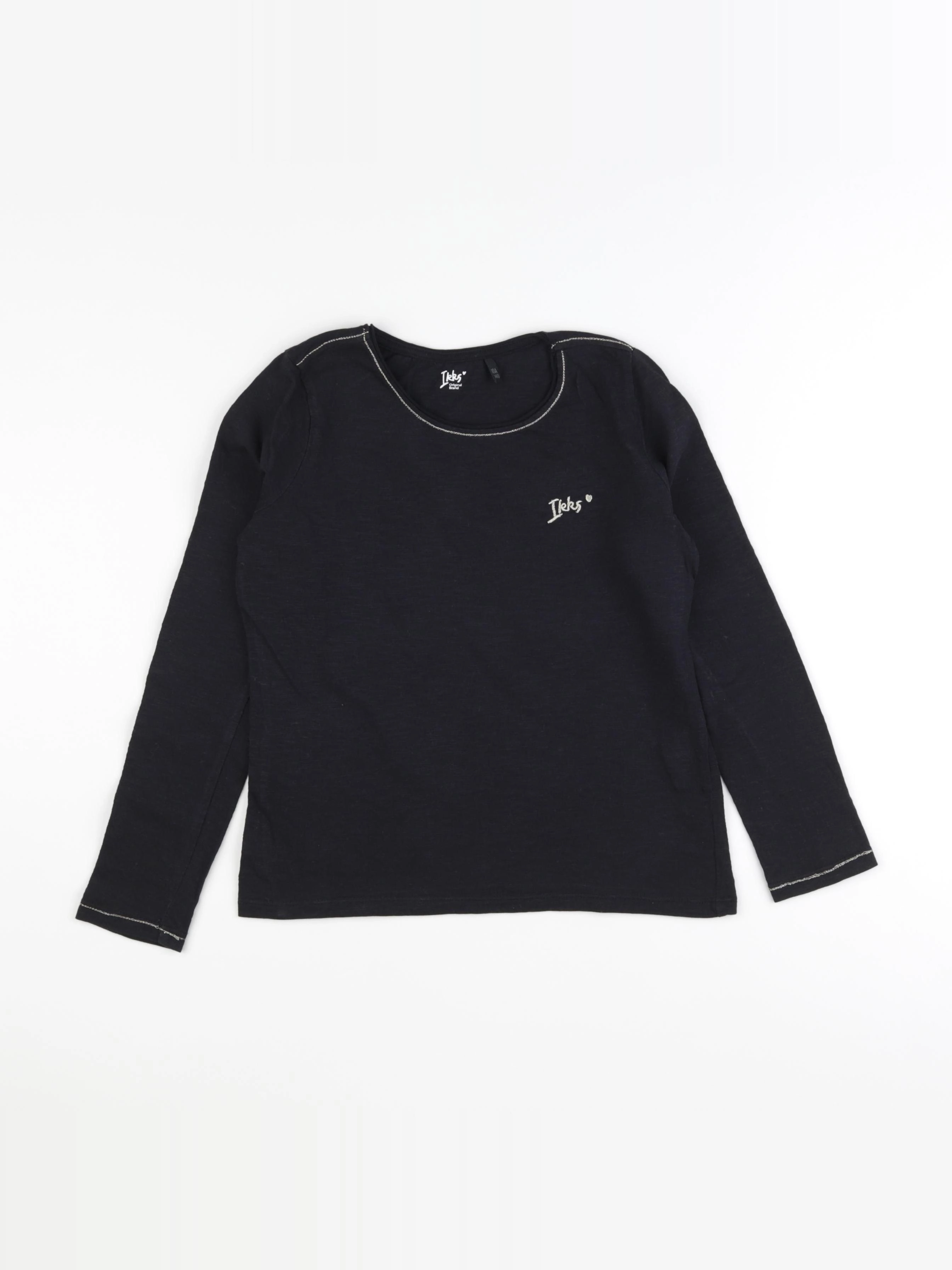 IKKS - tee-shirt noir, or - 10 ans