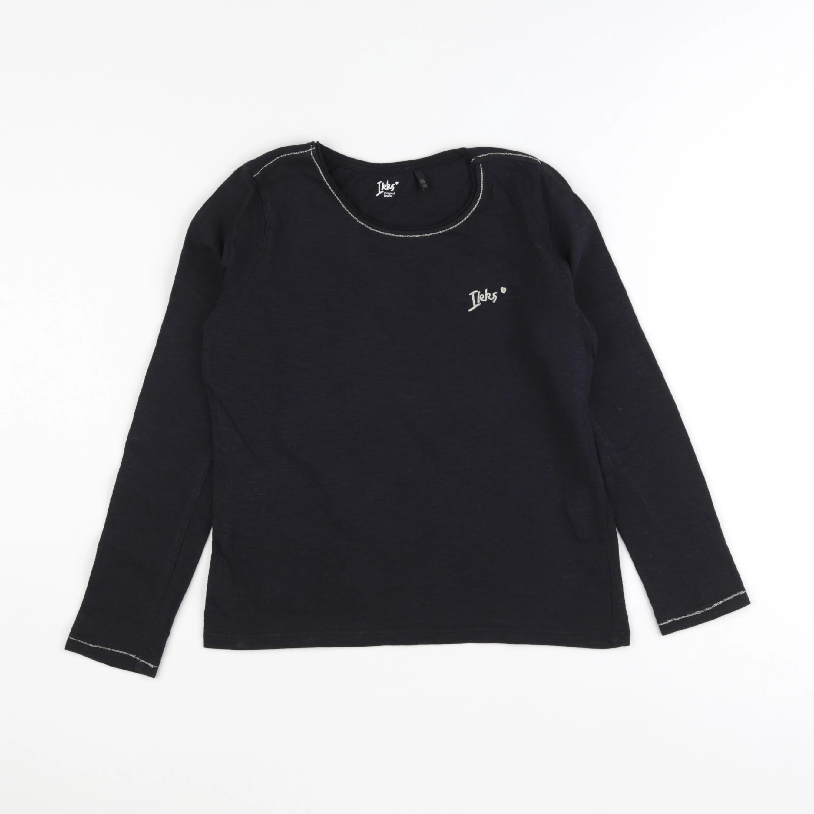 IKKS - tee-shirt noir, or - 10 ans