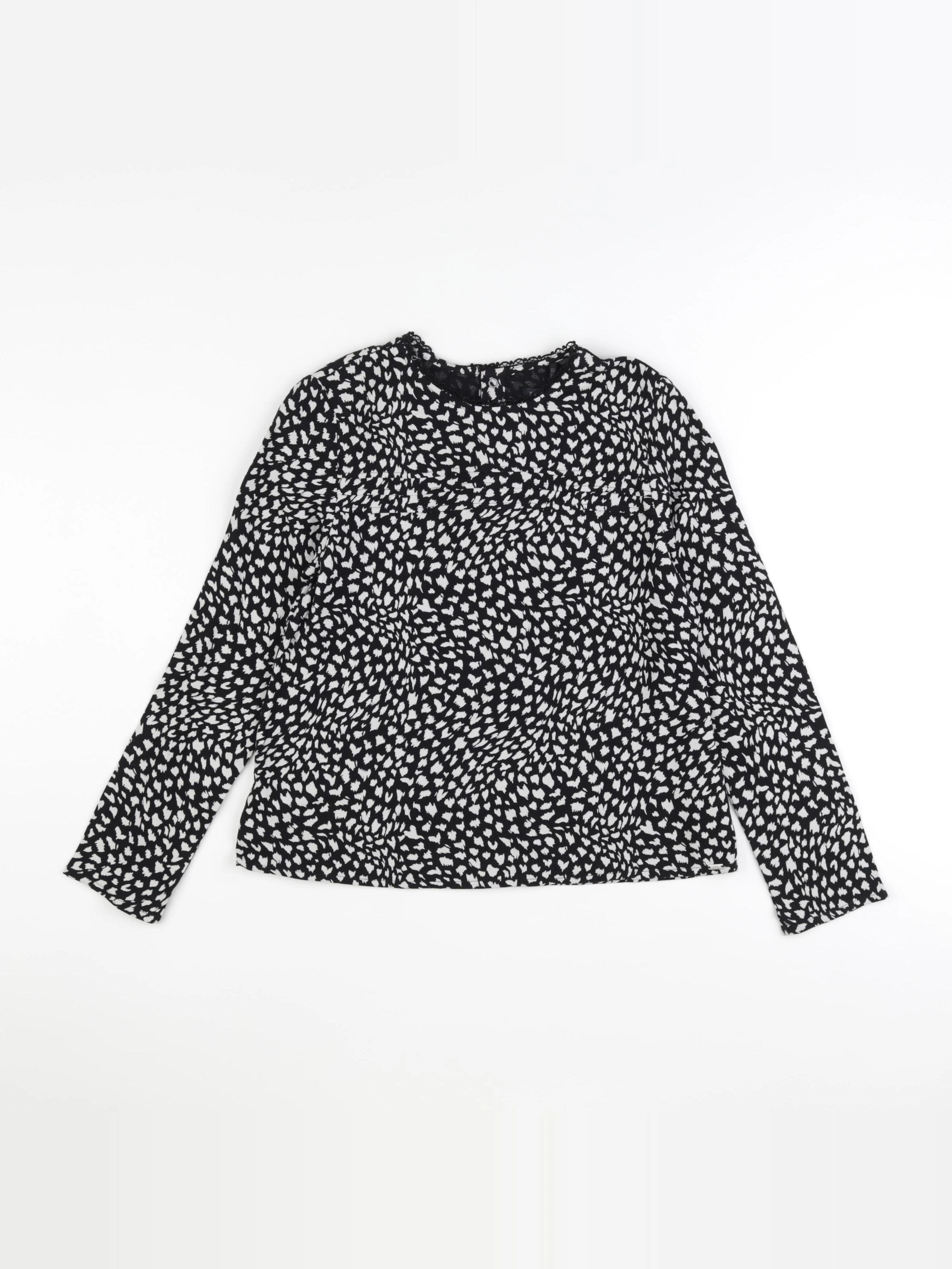 IKKS - blouse noir - 10 ans