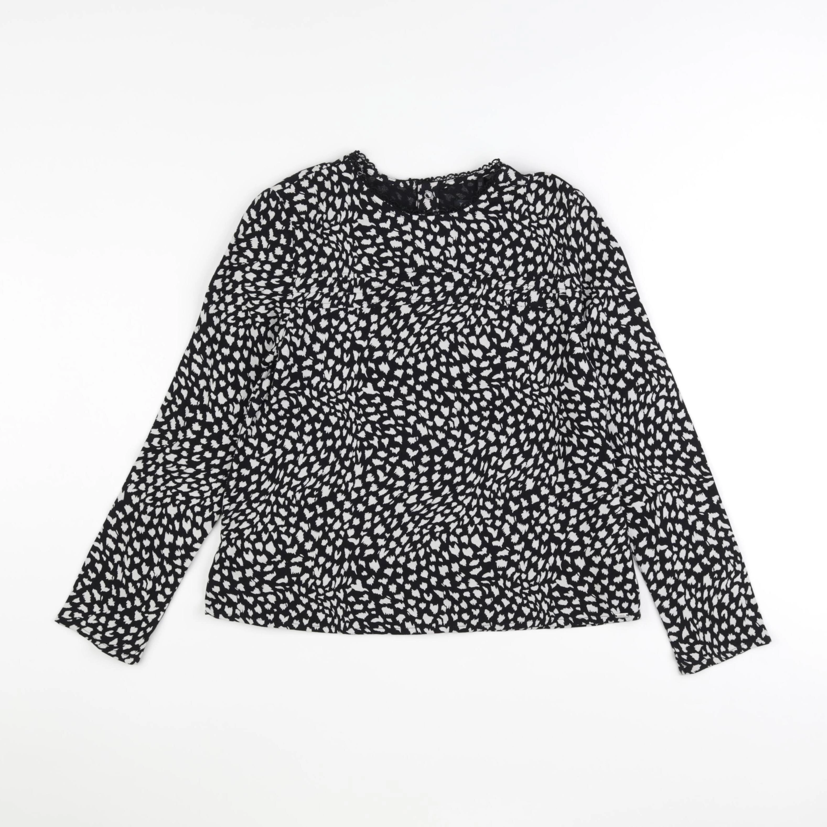 IKKS - blouse noir - 10 ans
