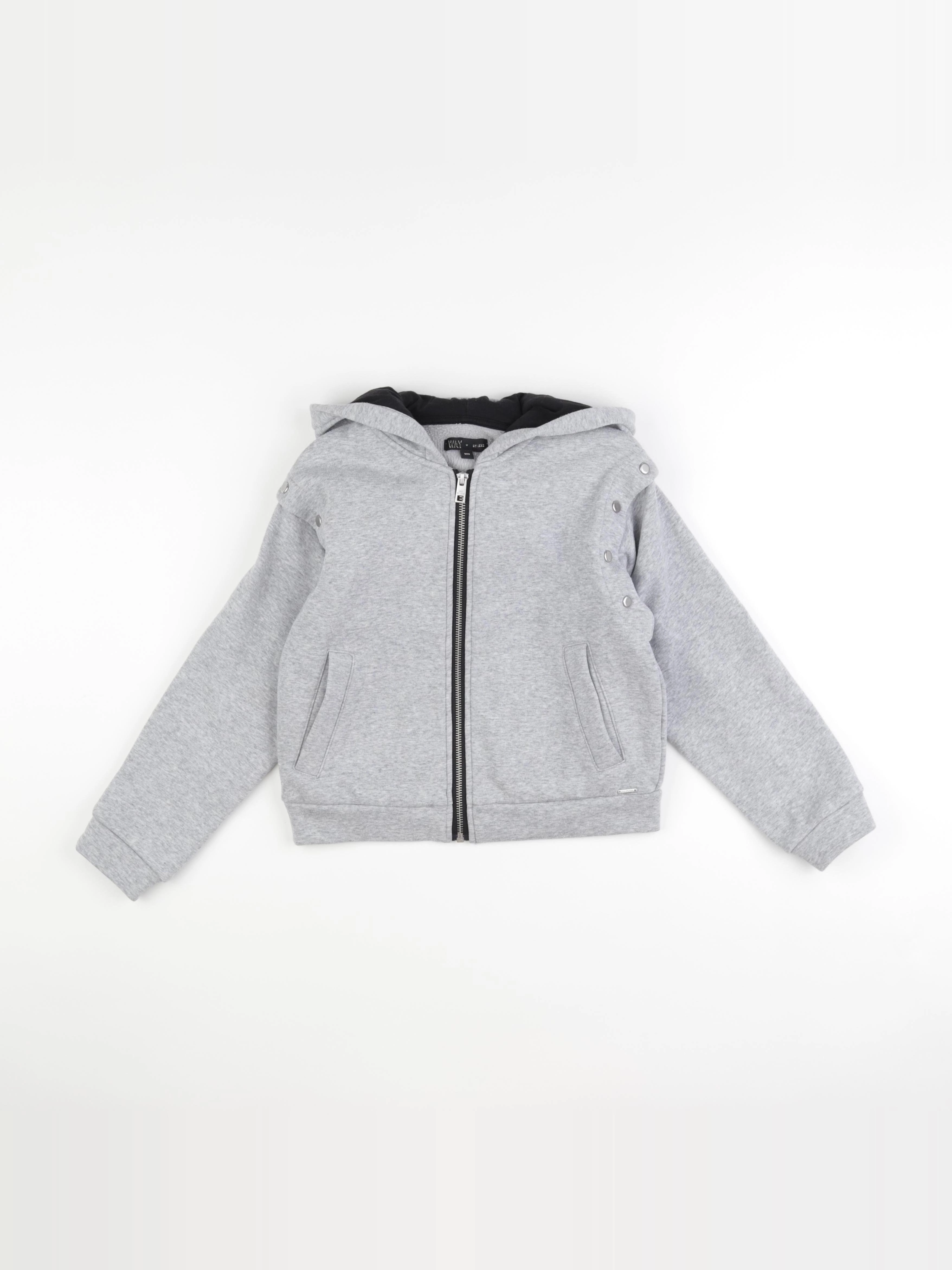 IKKS - sweat gris - 10 ans