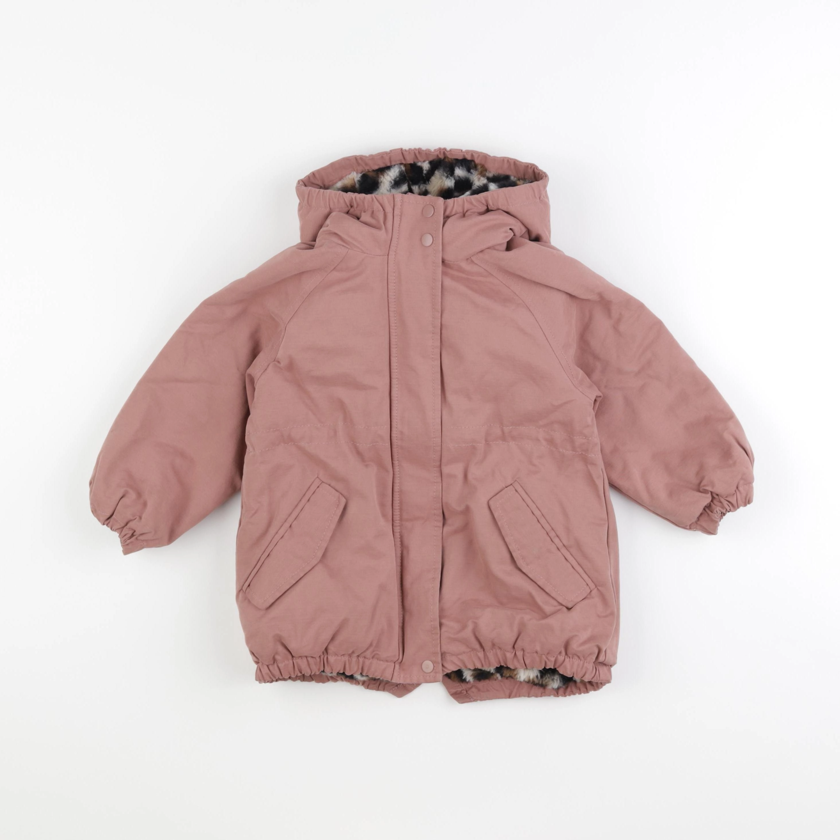 Vertbaudet - parka rose - 3 ans