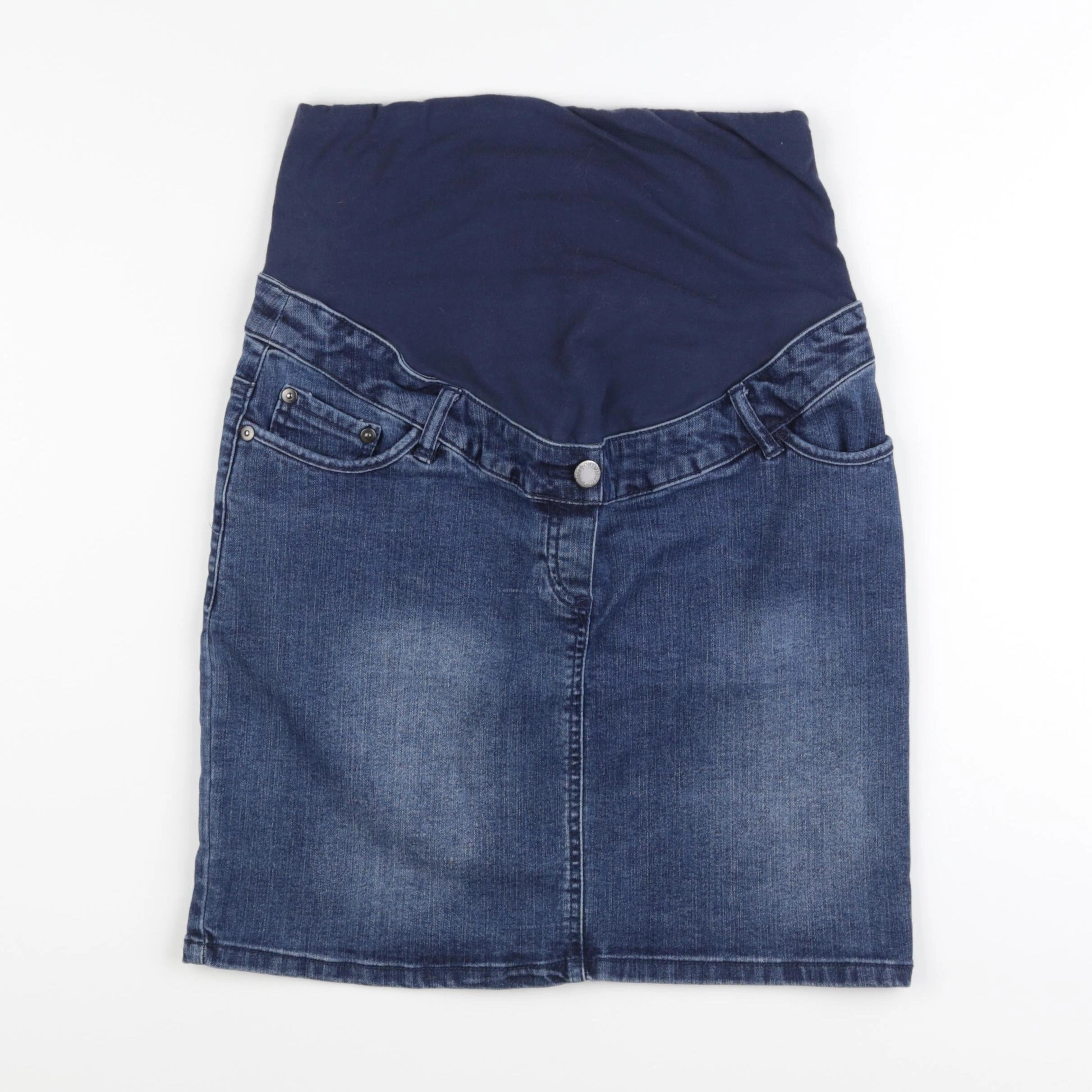 Vertbaudet - jupe grossesse bleu - 36