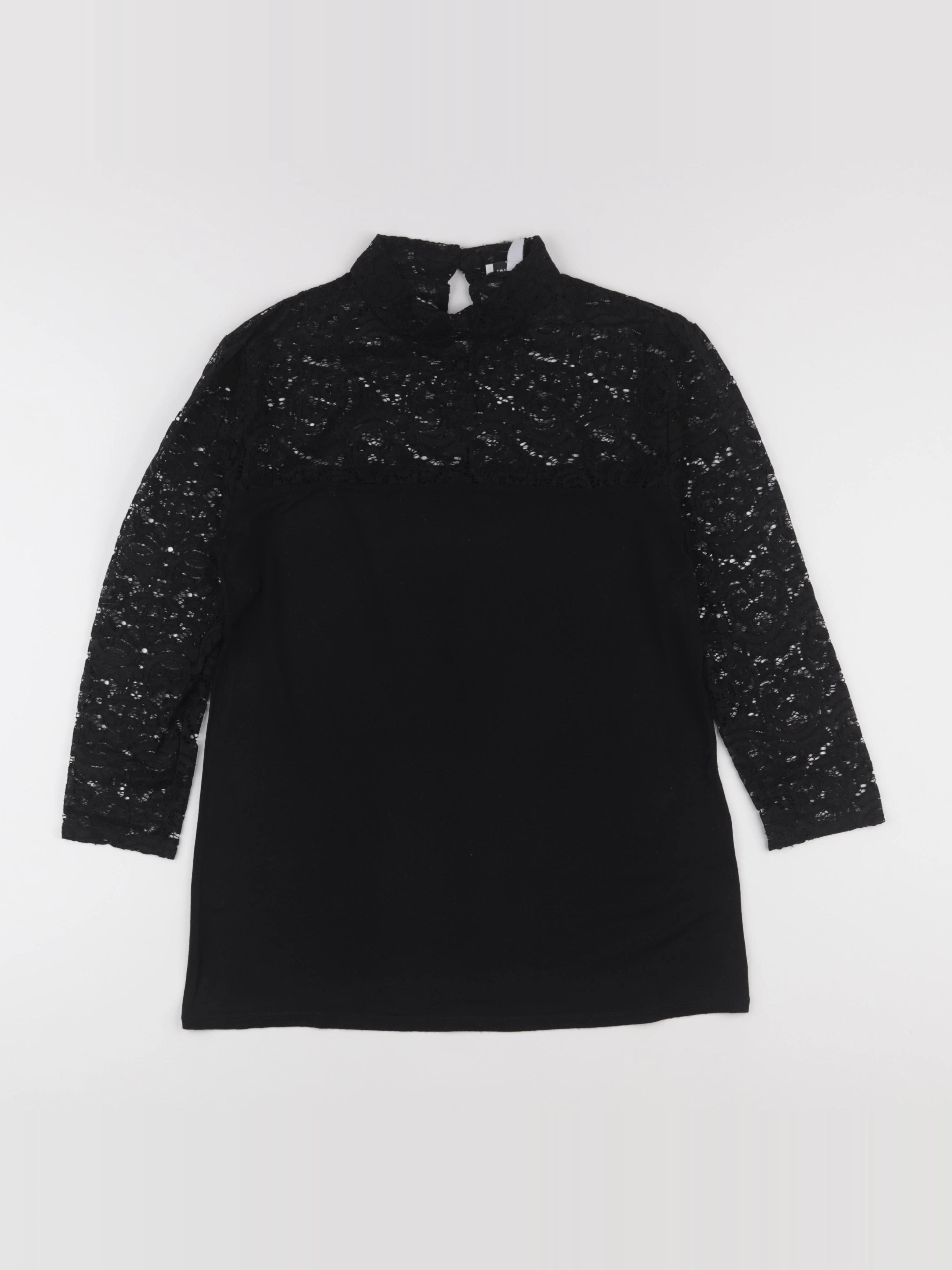 Envie de fraise - blouse grossesse noir - 40 à 42