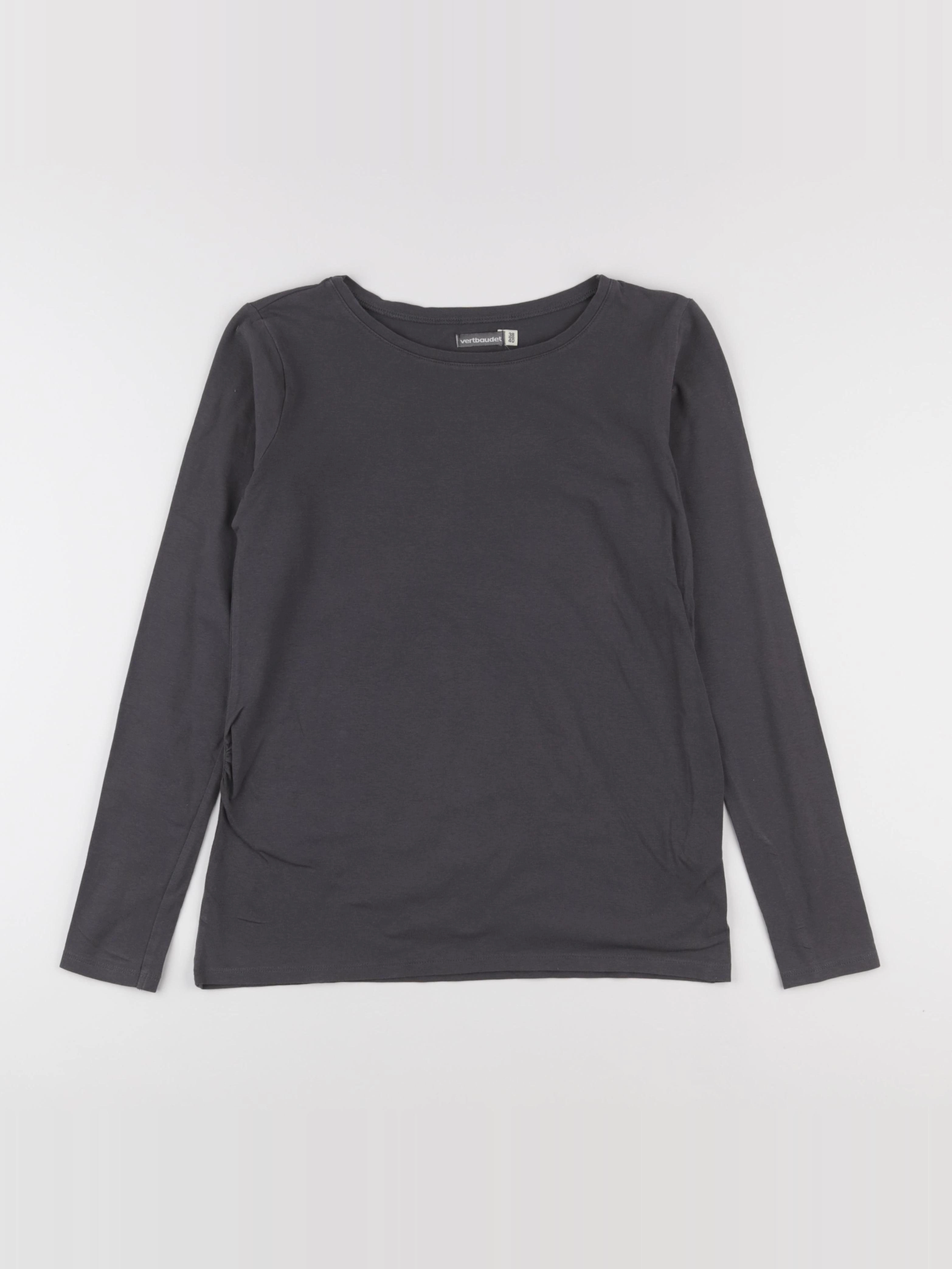 Vertbaudet - tee-shirt grossesse gris - 38 à 40