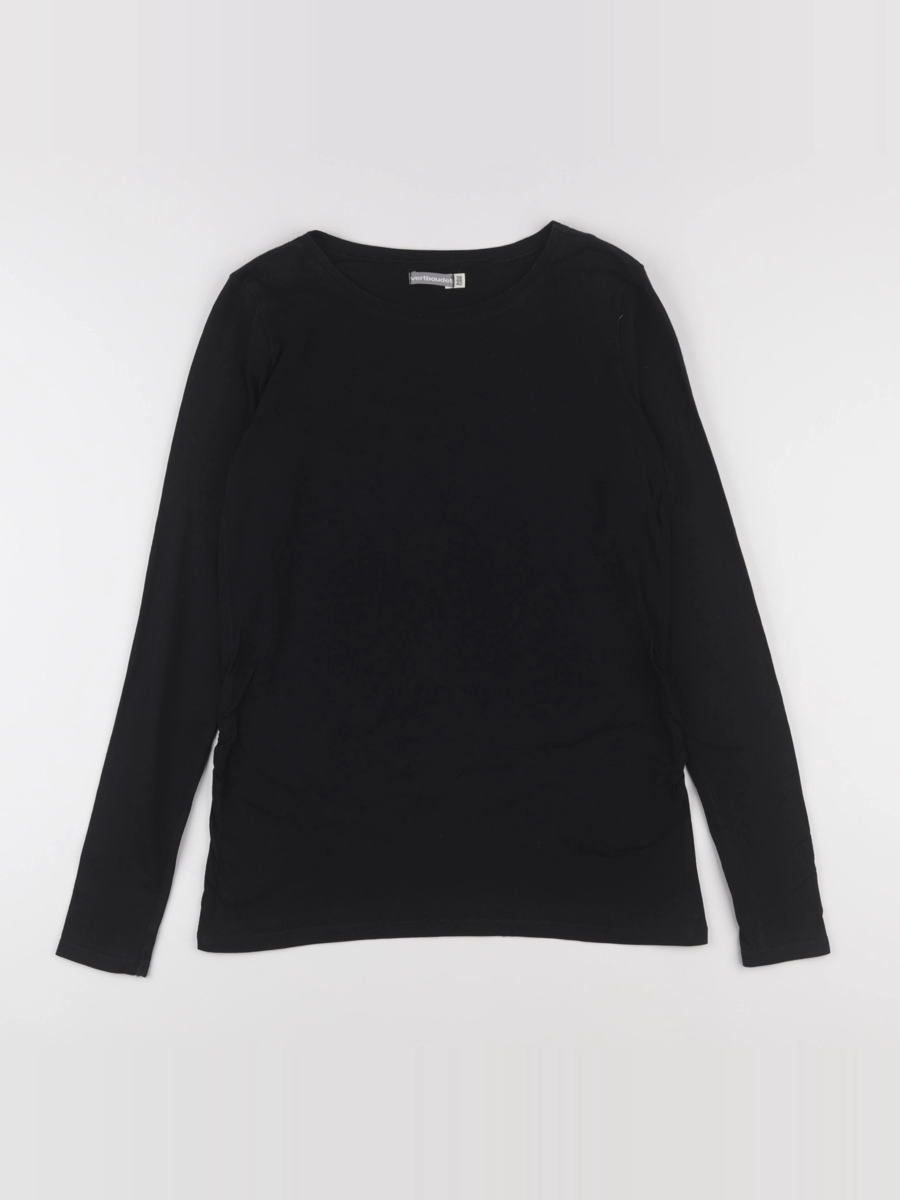 Vertbaudet - tee-shirt grossesse noir - 38 à 40