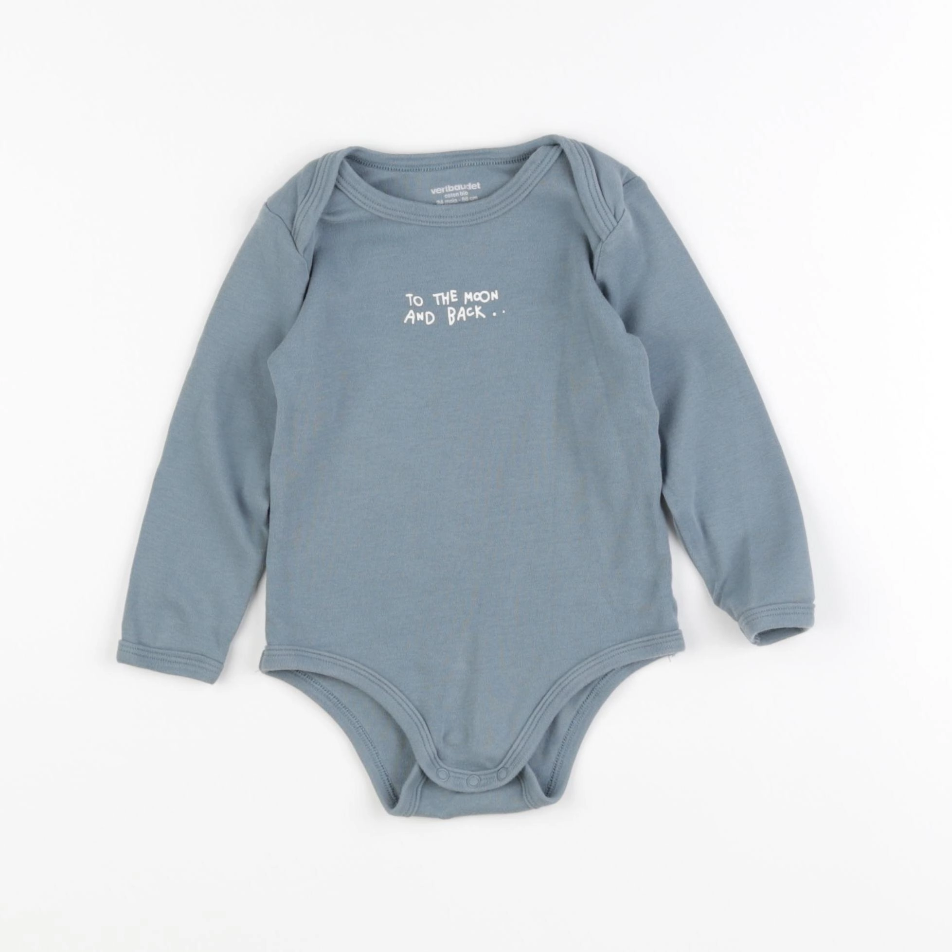Vertbaudet - body bleu - 24 mois