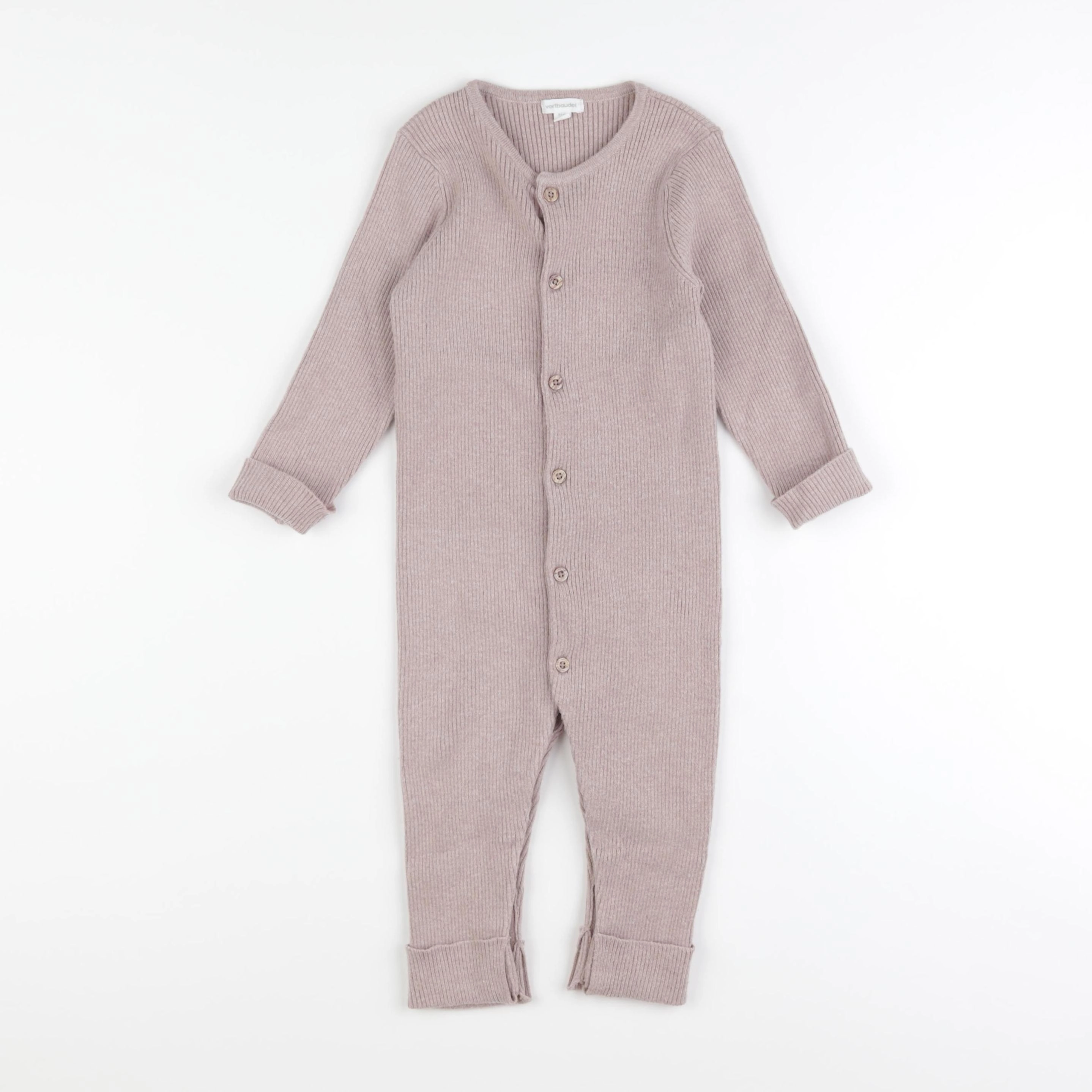 Vertbaudet - combinaison beige - 18 mois