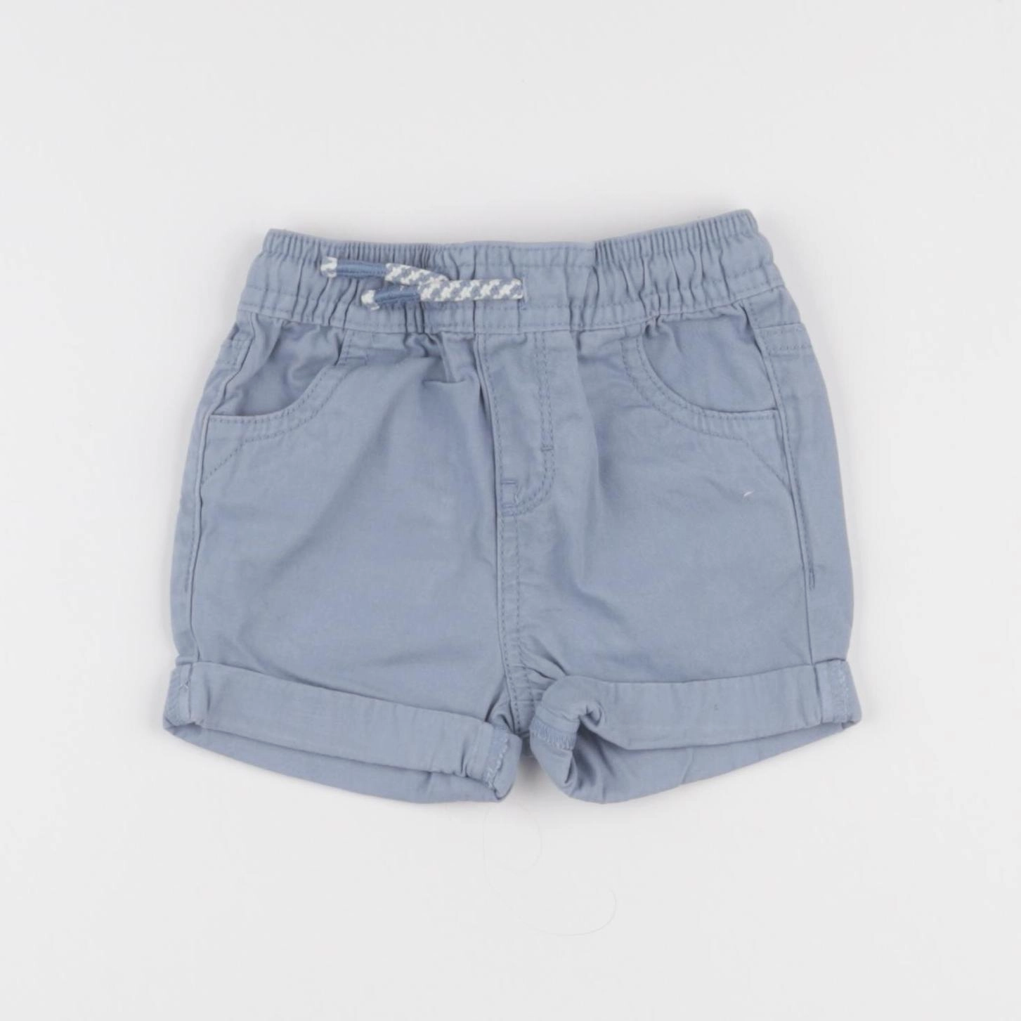 Vertbaudet - short bleu - 6 mois