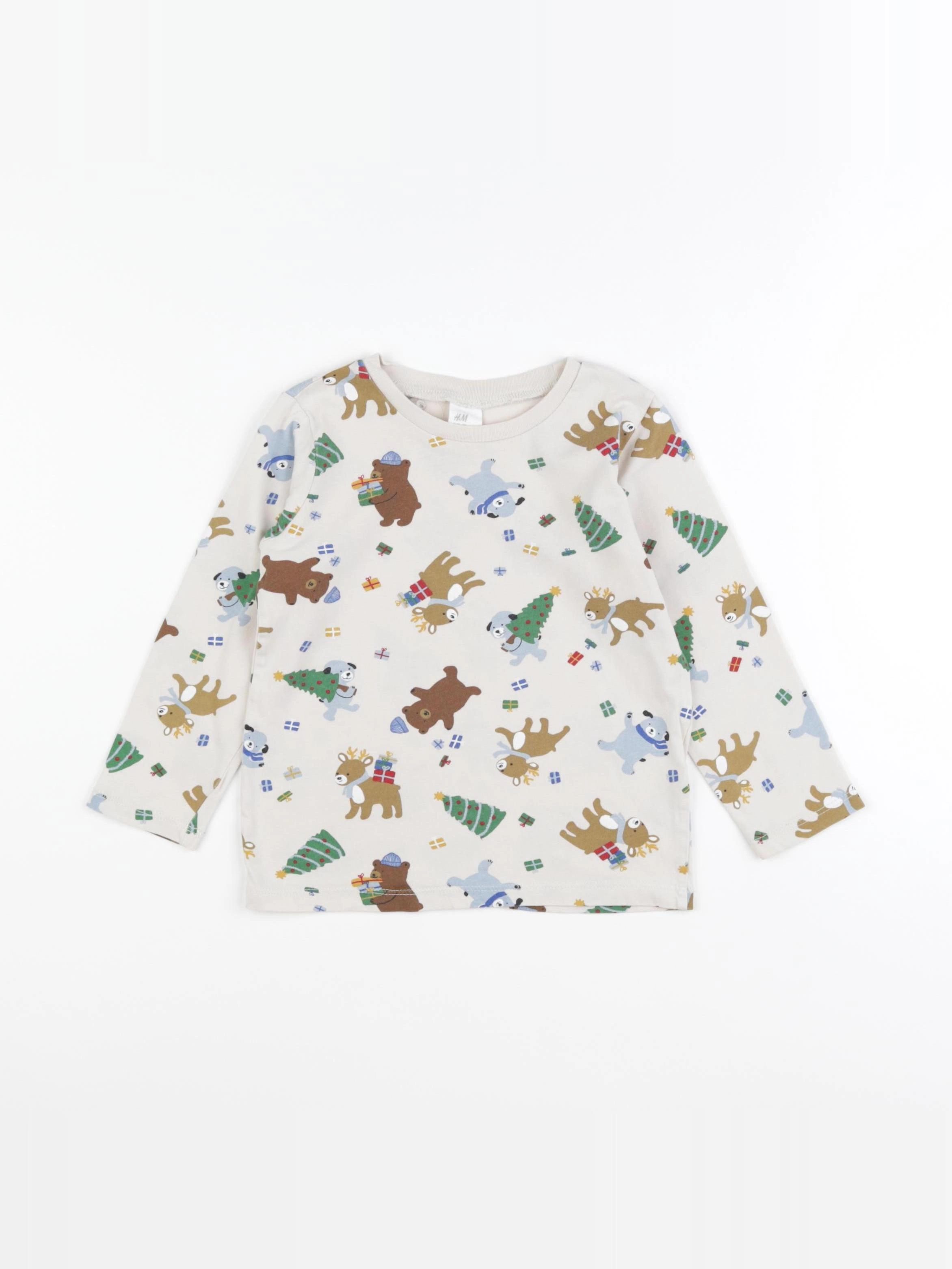 H&M - tee-shirt multicolore - 2/3 ans