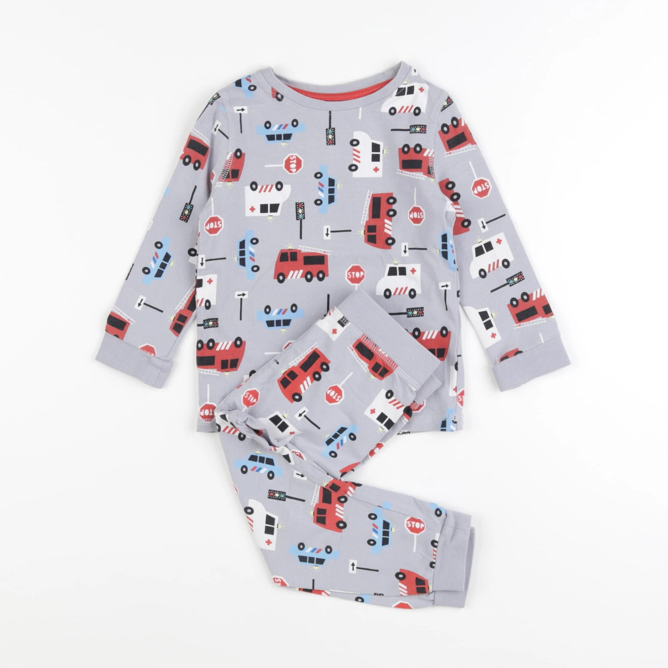 Marks & Spencer  - pyjama coton gris - 18/24 mois