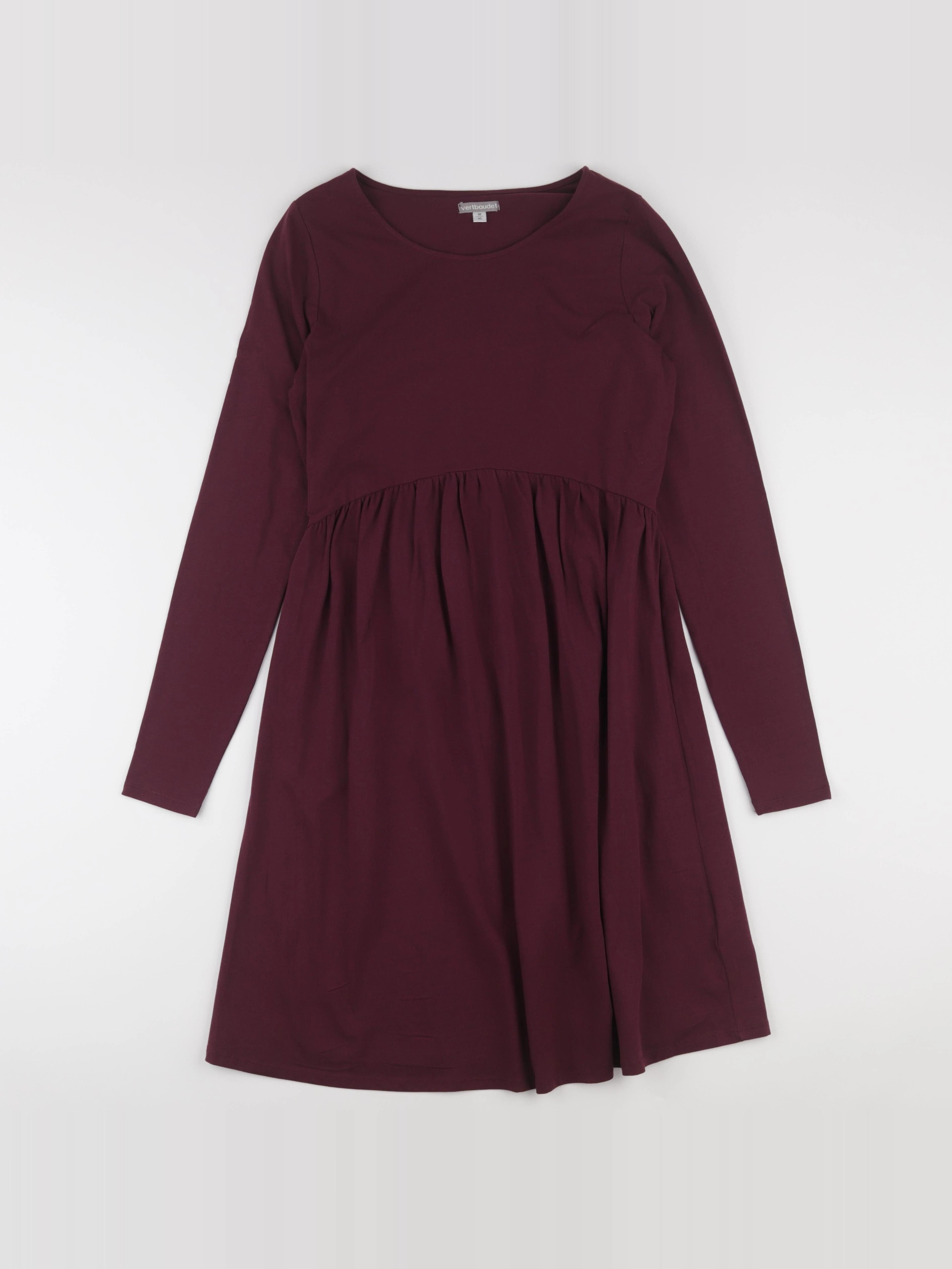 Vertbaudet - robe grossesse violet - 38 à 40