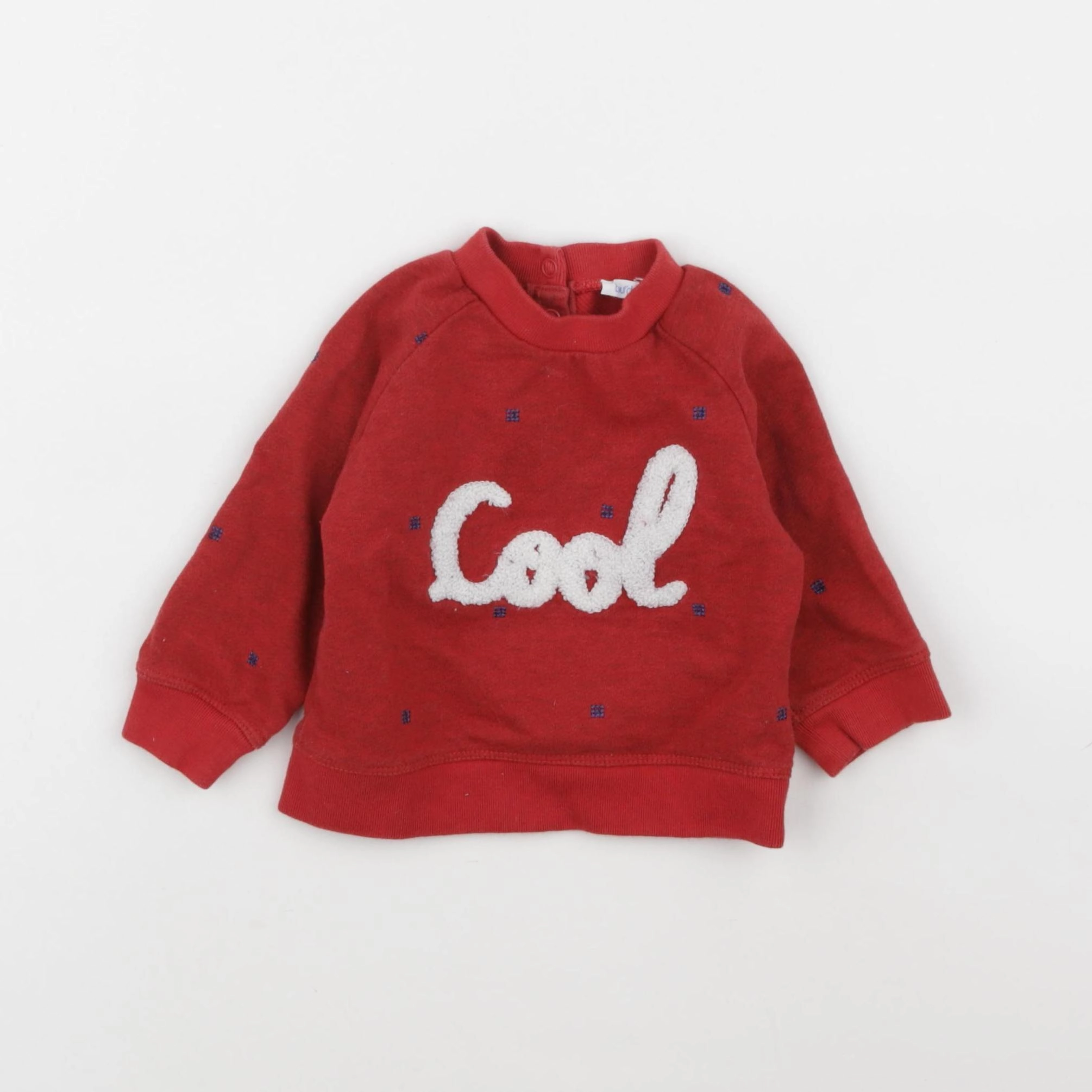 Boutchou - sweat rouge - 6 mois