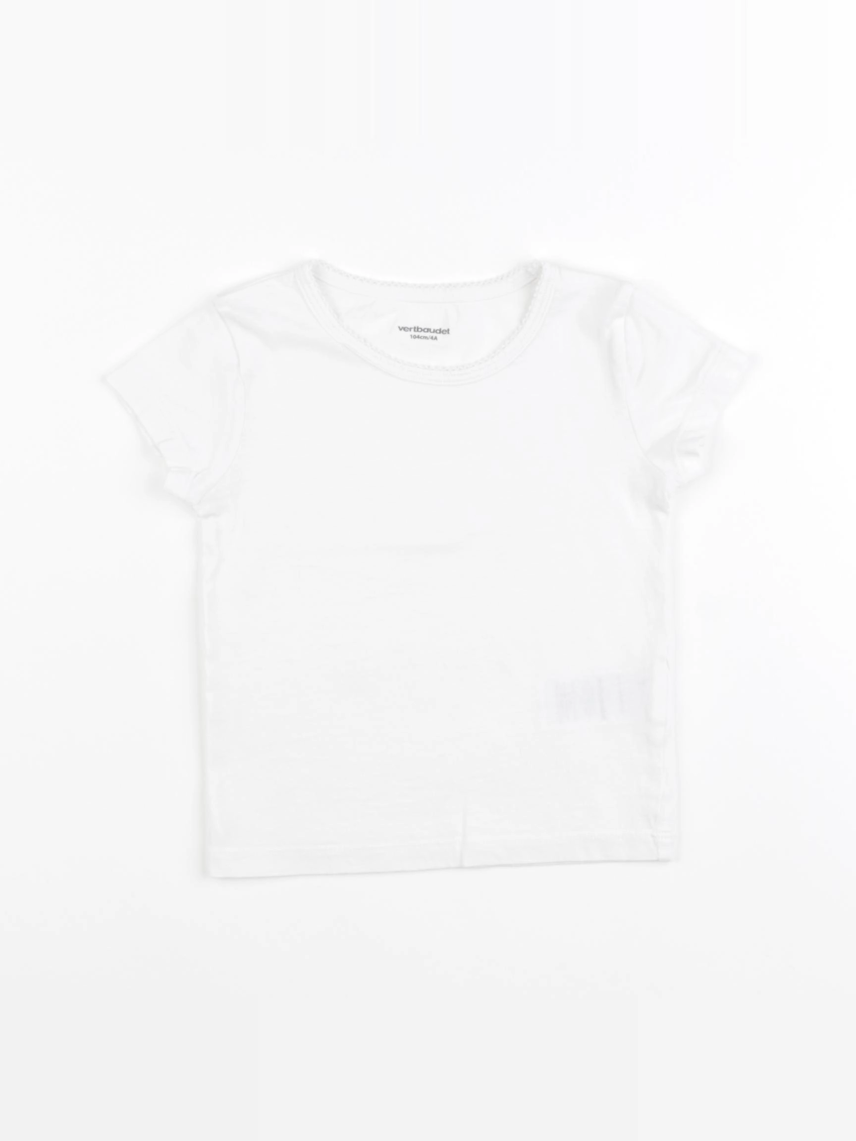 Vertbaudet - maillot de corps blanc - 4 ans