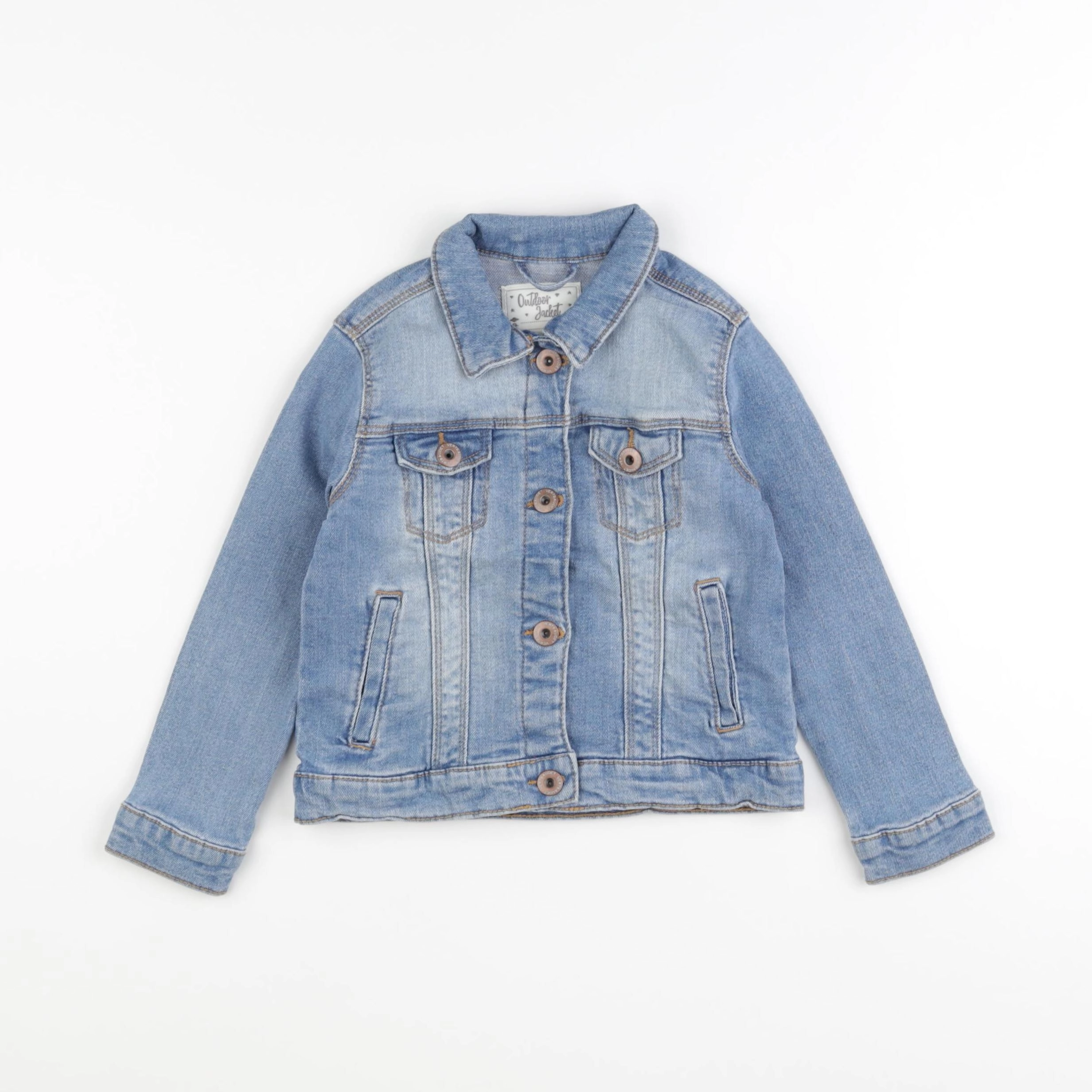 Vertbaudet - veste bleu - 4 ans