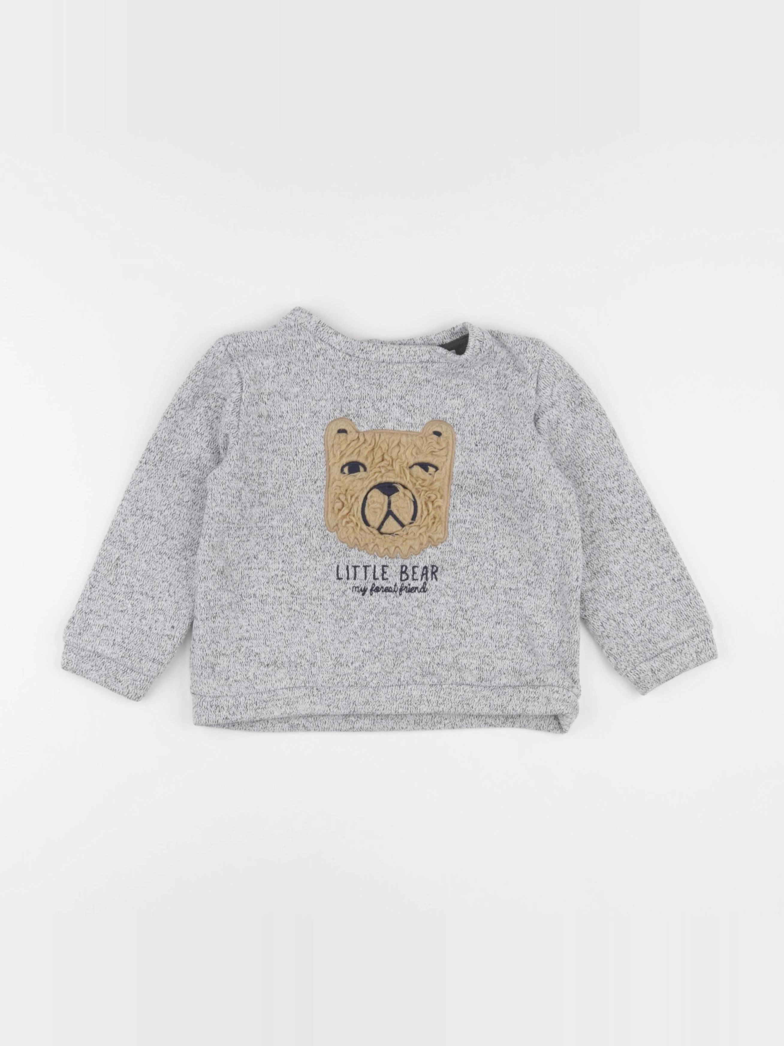 Boutchou - sweat gris - 36 mois
