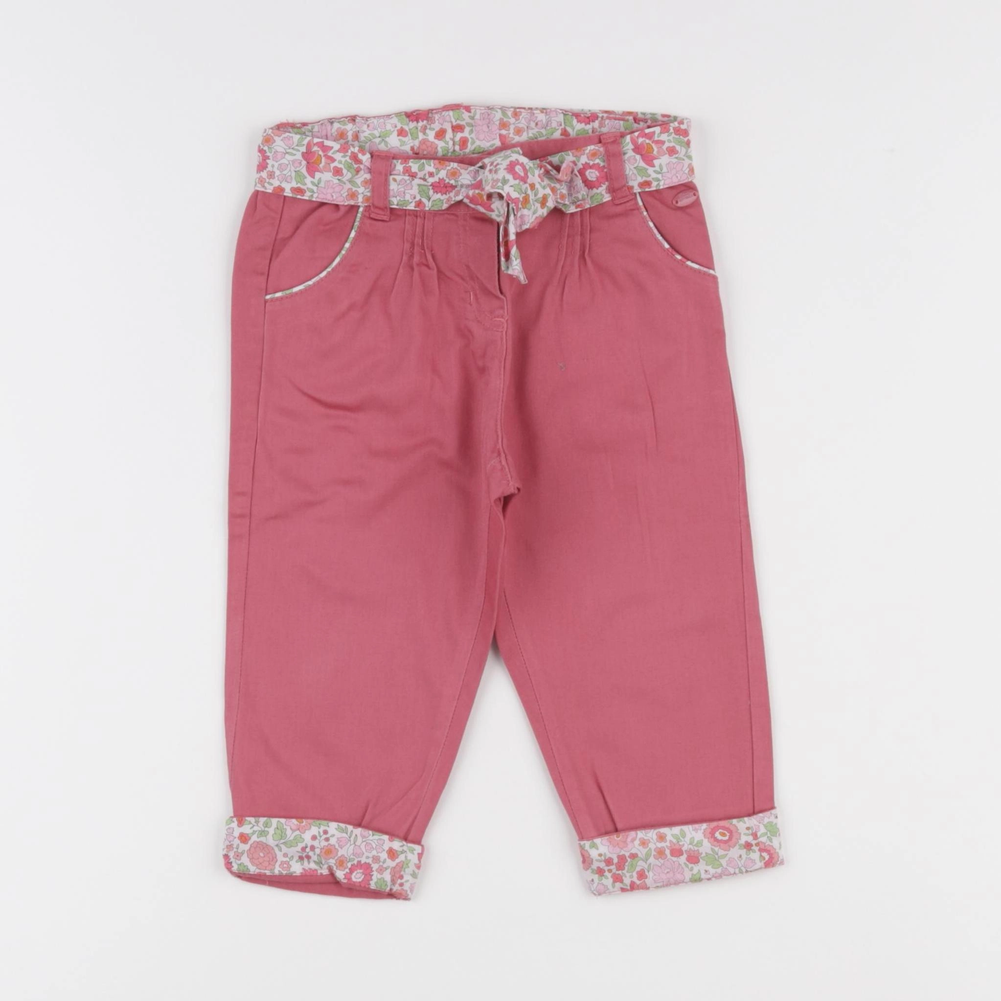 Cyrillus - pantalon rose - 18 mois