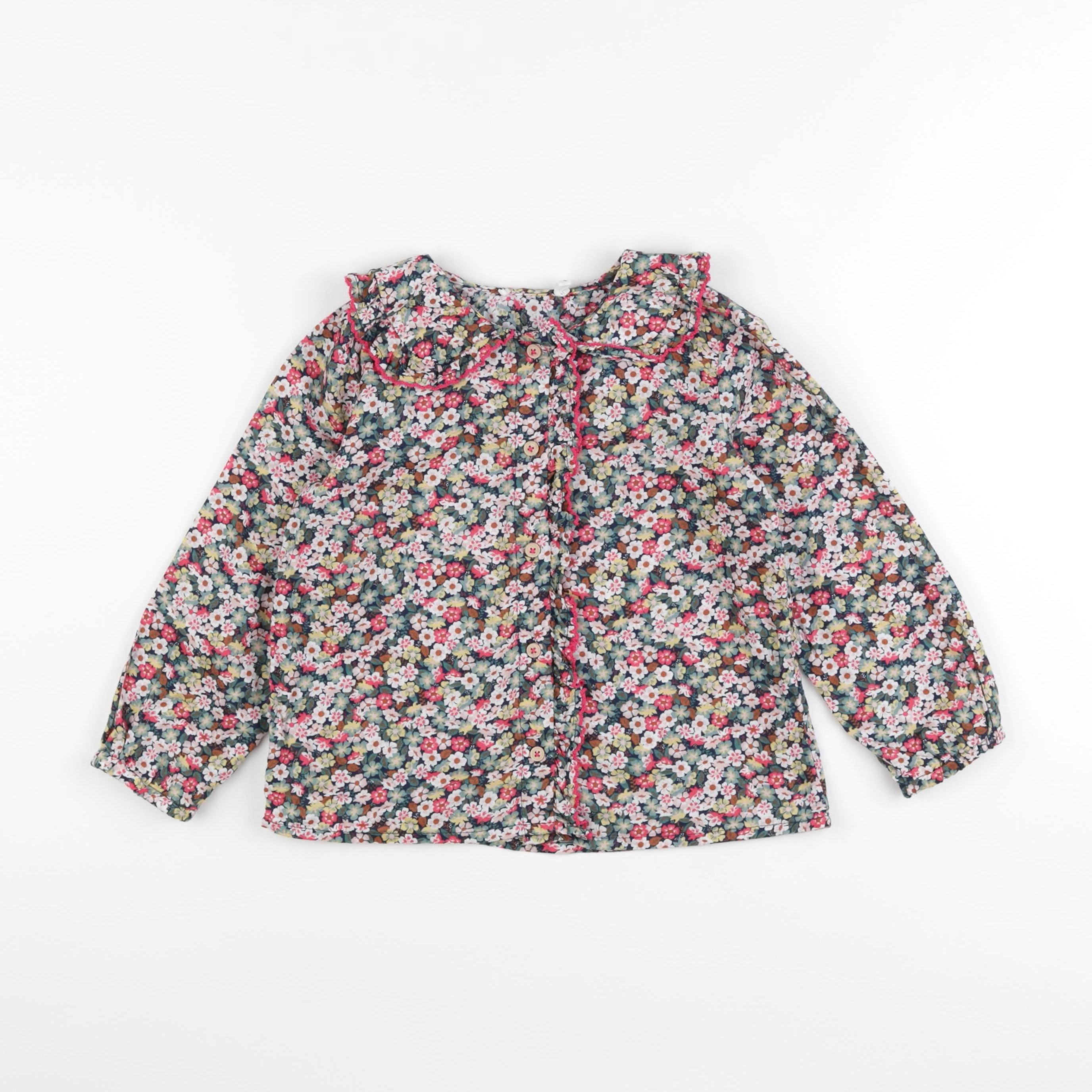 Monoprix - blouse multicolore - 5 ans