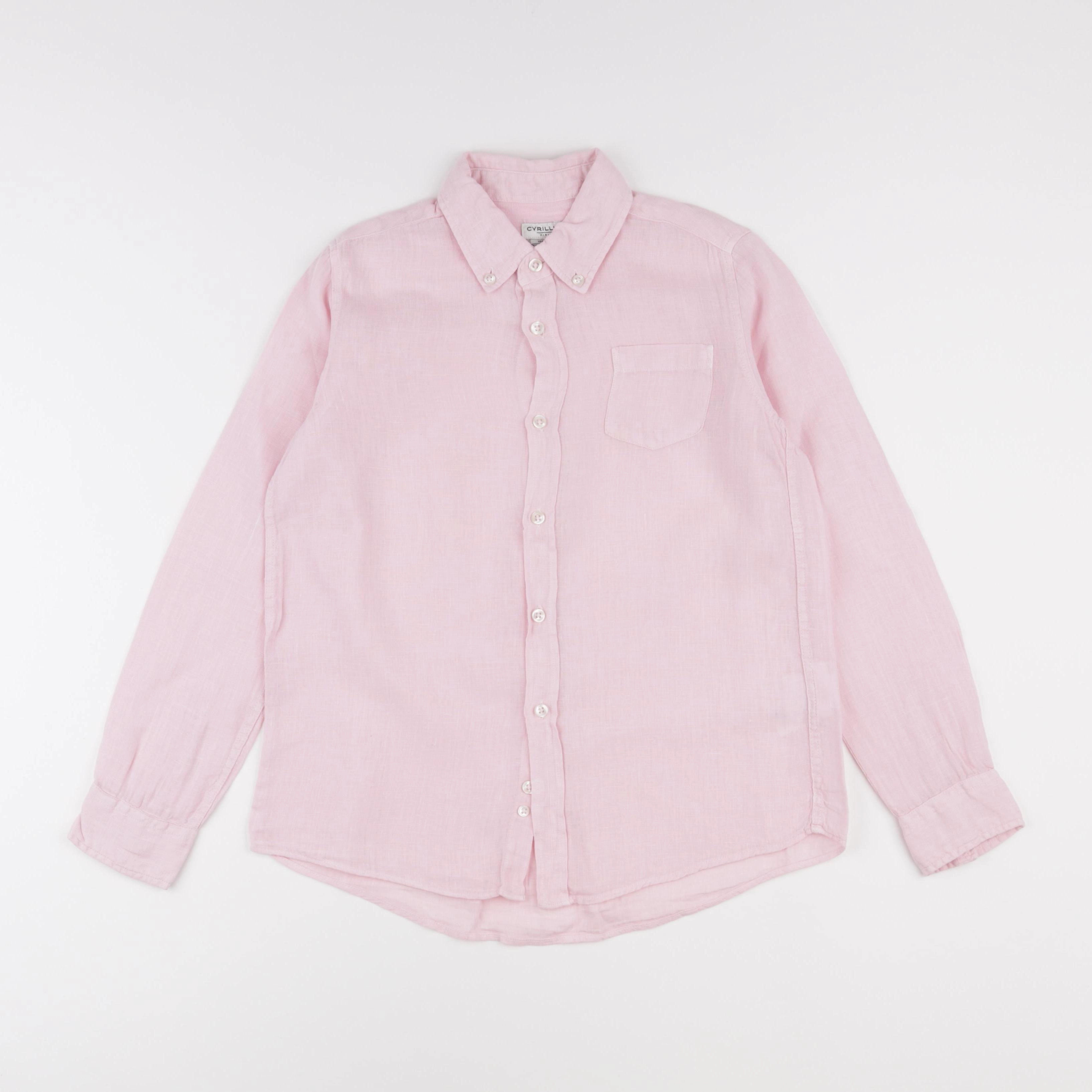 Cyrillus - chemise rose - 10 ans
