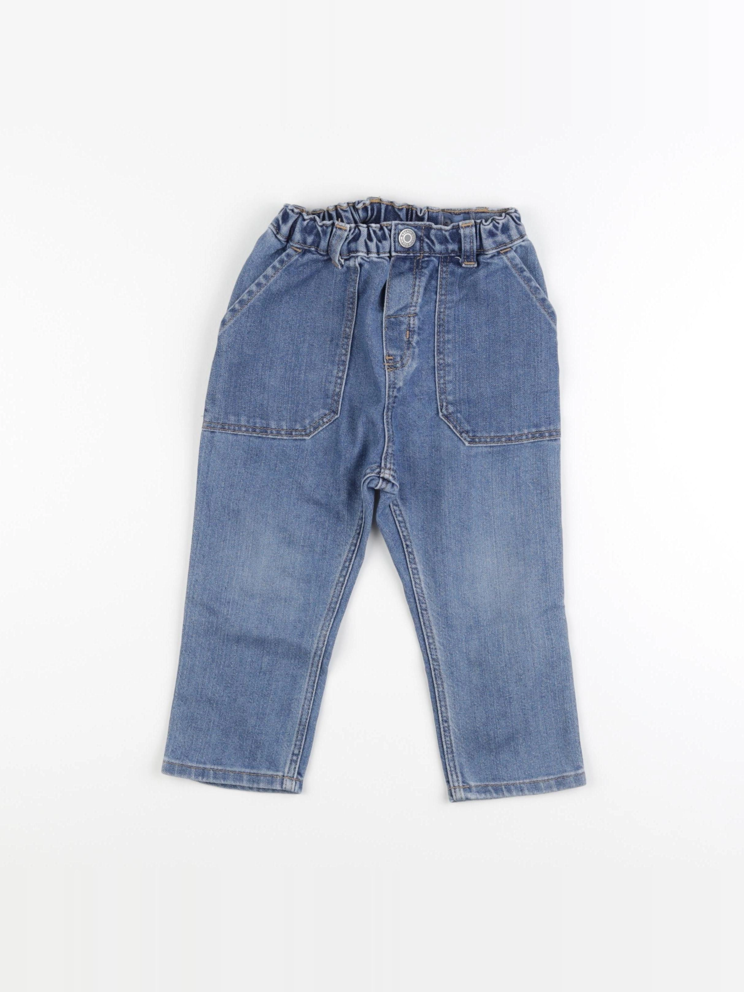 H&M - jean bleu - 18/24 mois