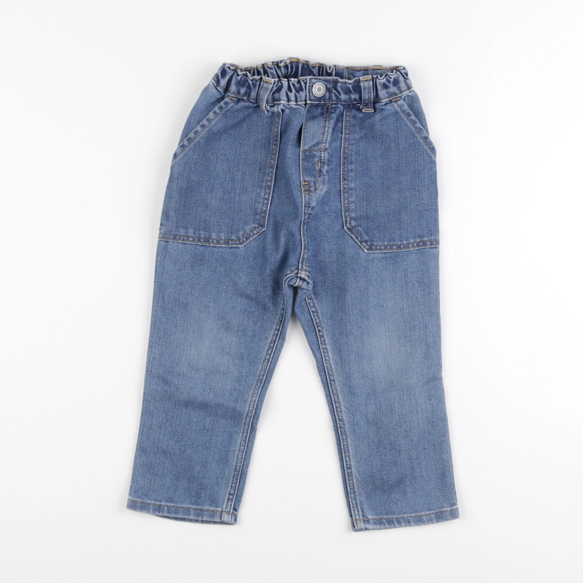 H&M - jean bleu - 18/24 mois