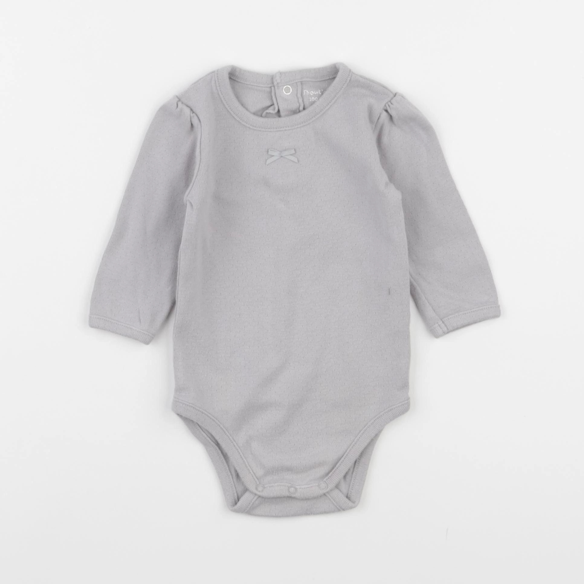 Boutchou - body gris - 9 mois