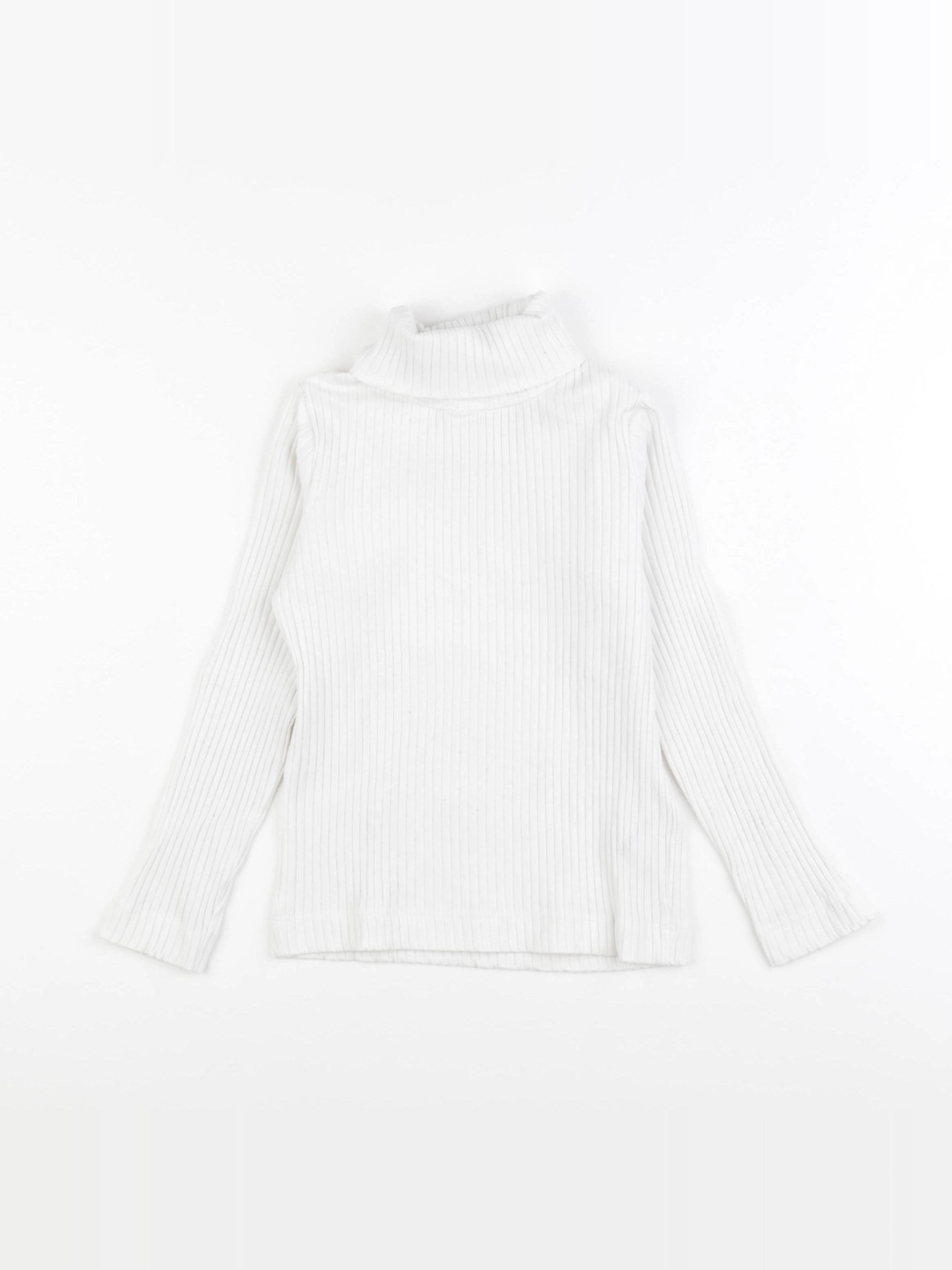 Zara - sous-pull blanc - 6/7 ans