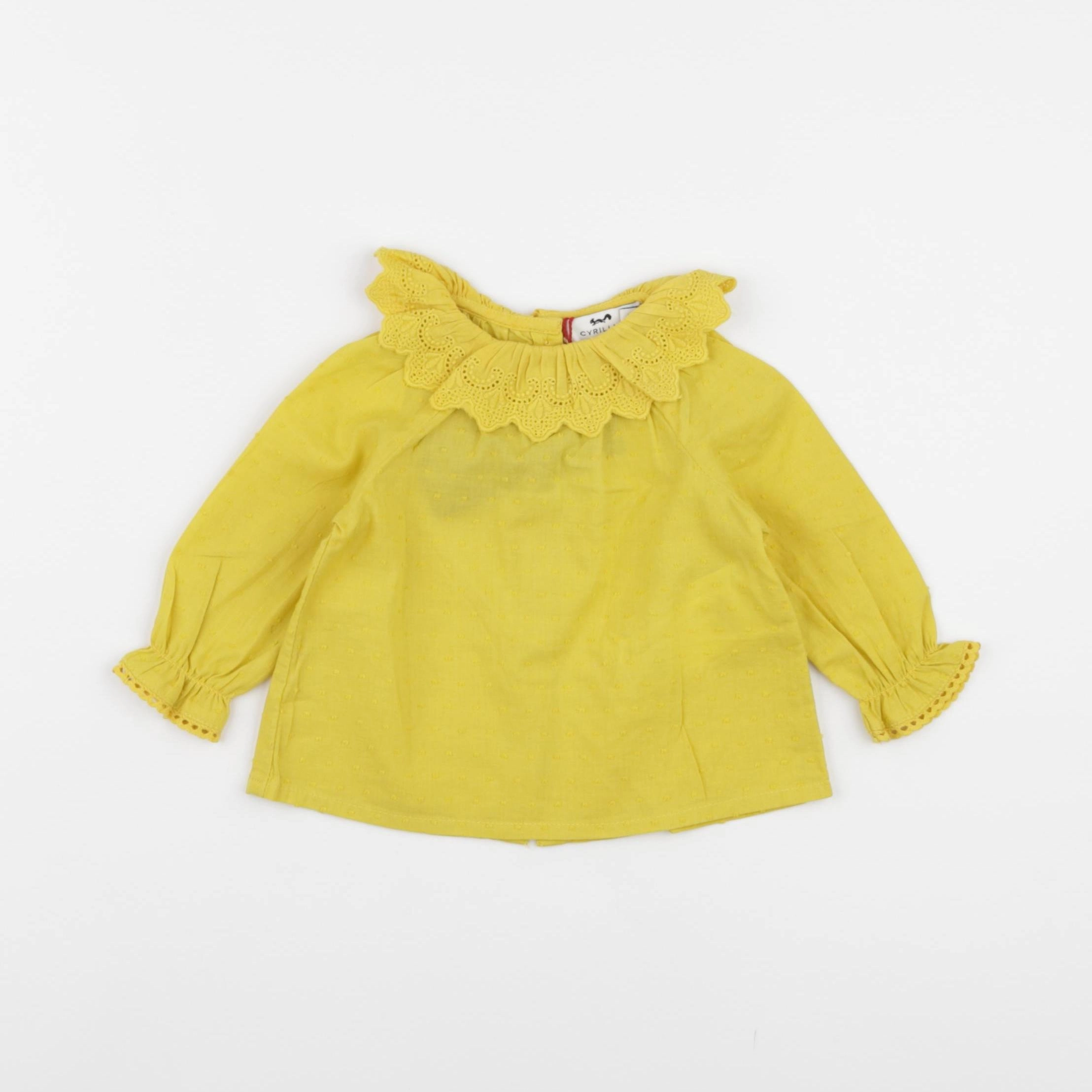 Cyrillus - blouse jaune - 3 mois
