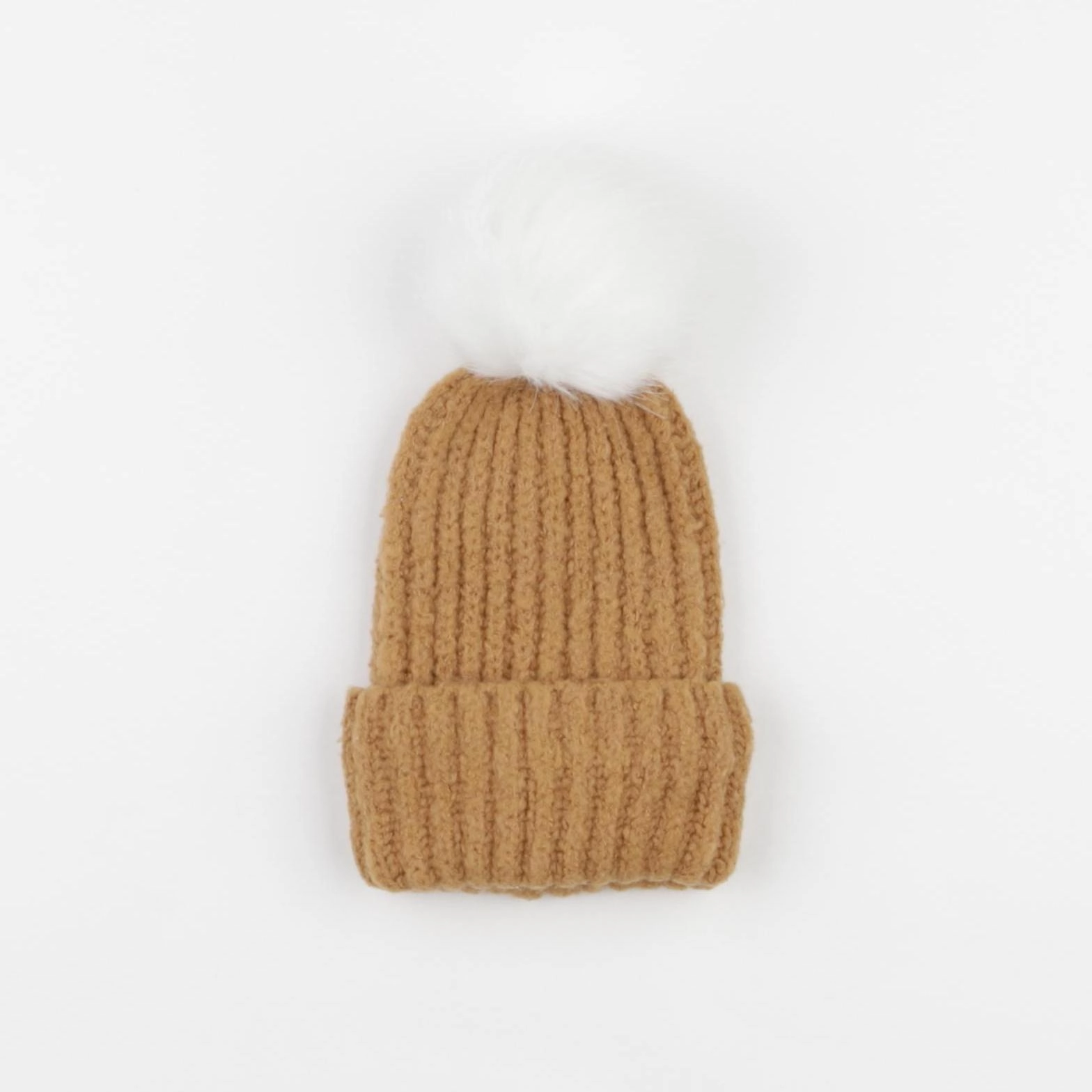 Vertbaudet - bonnet marron - 2/3 ans