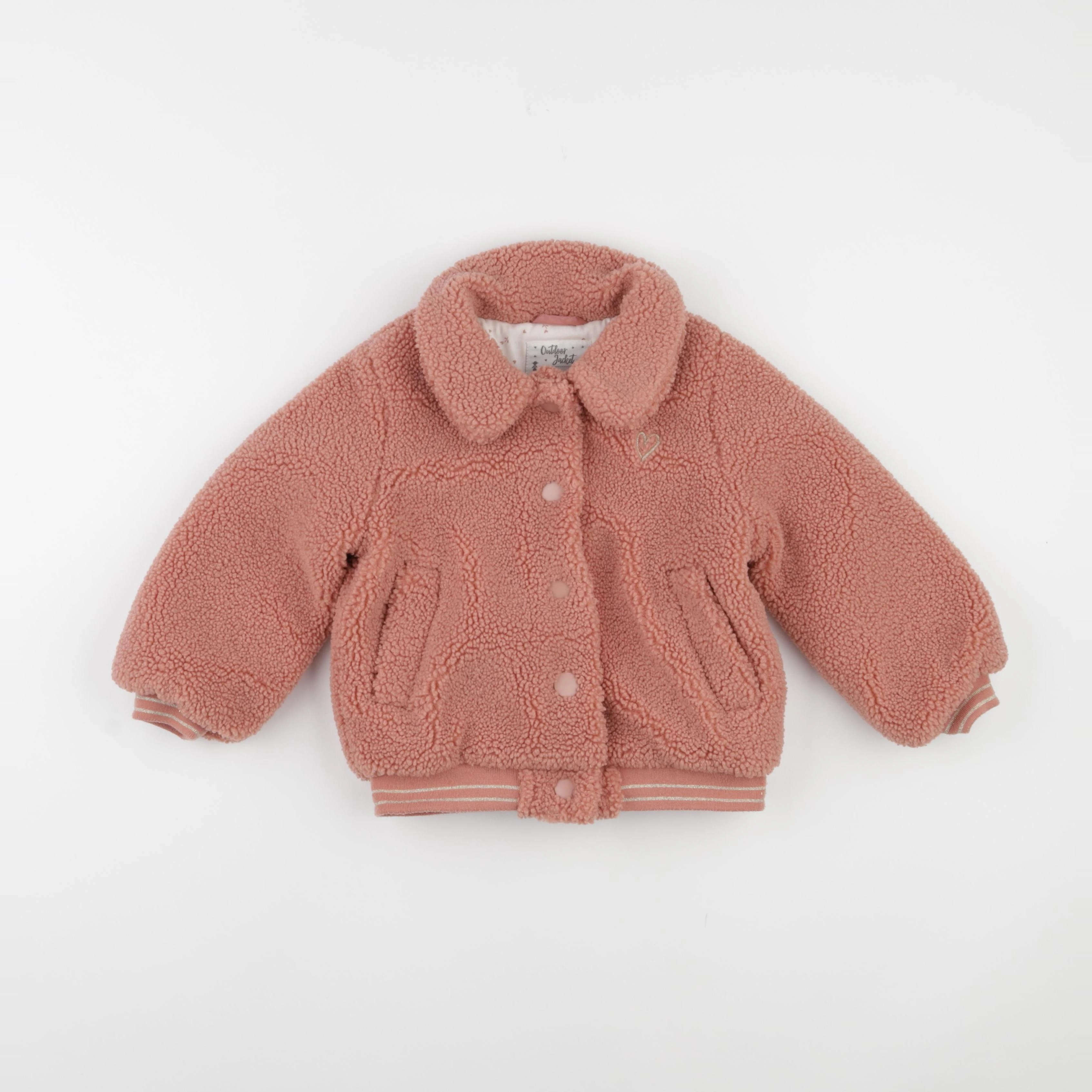 Vertbaudet - veste rose - 4 ans