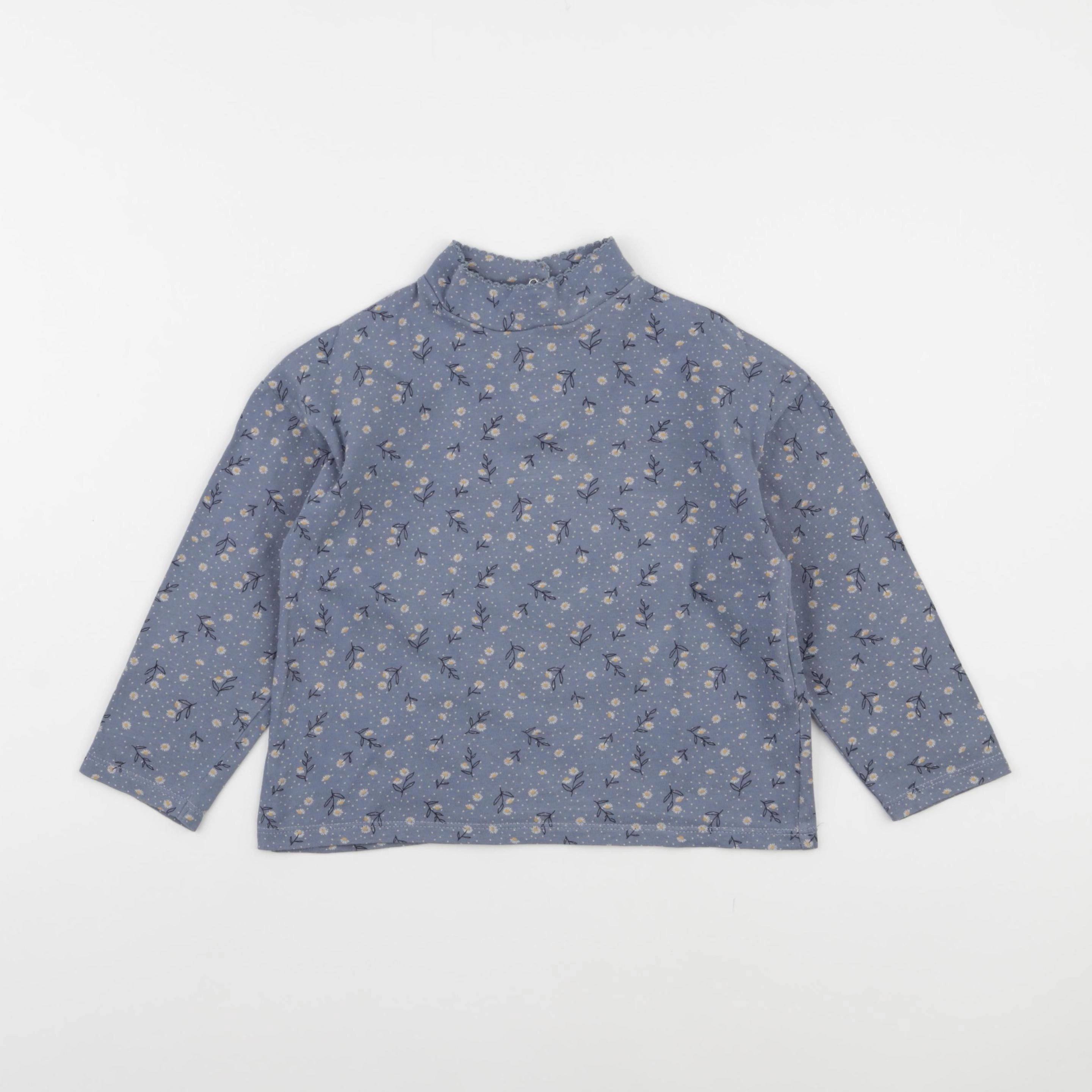 Vertbaudet - sous-pull bleu - 4 ans