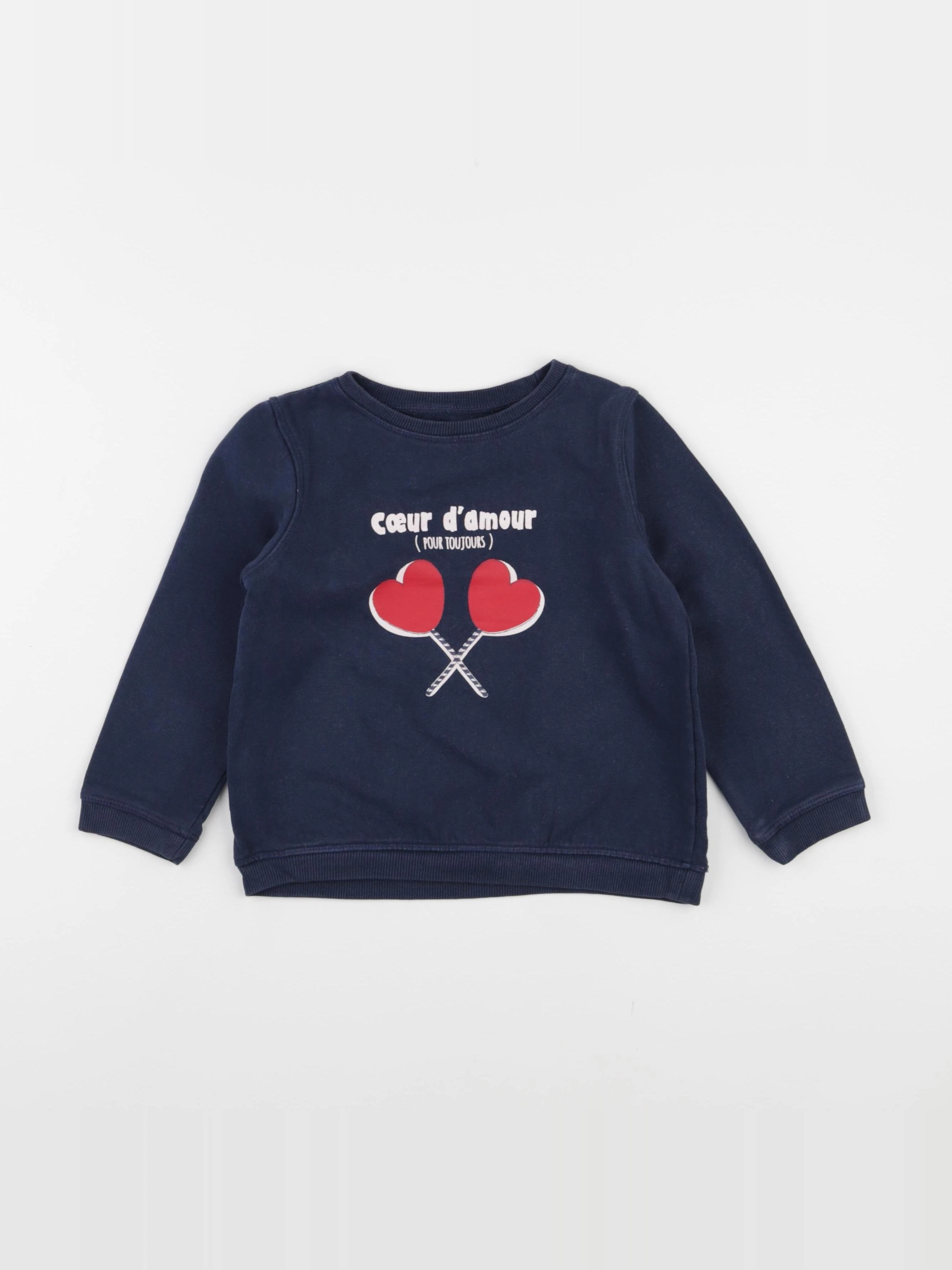 Vertbaudet - sweat bleu - 5 ans