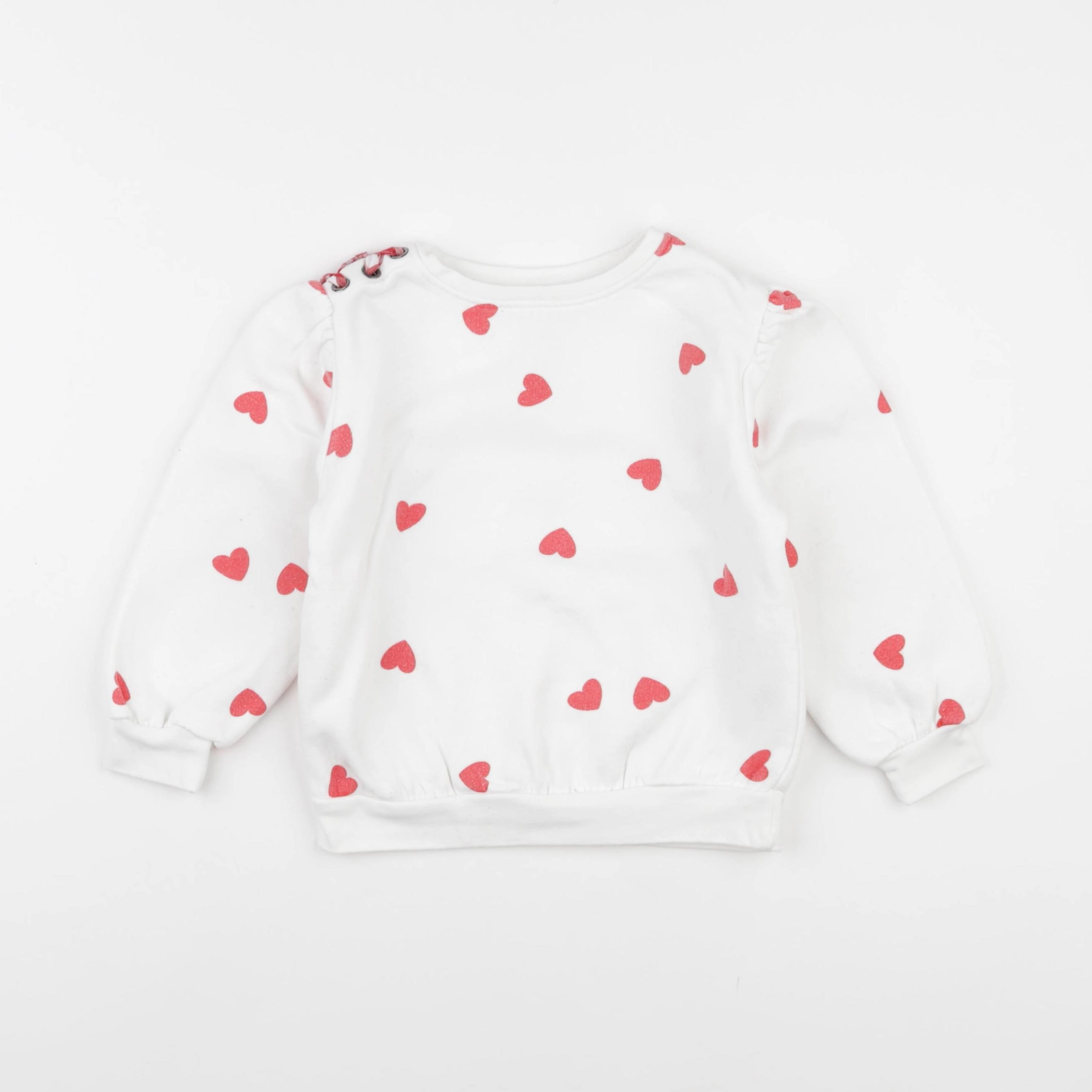 Vertbaudet - sweat blanc - 4 ans