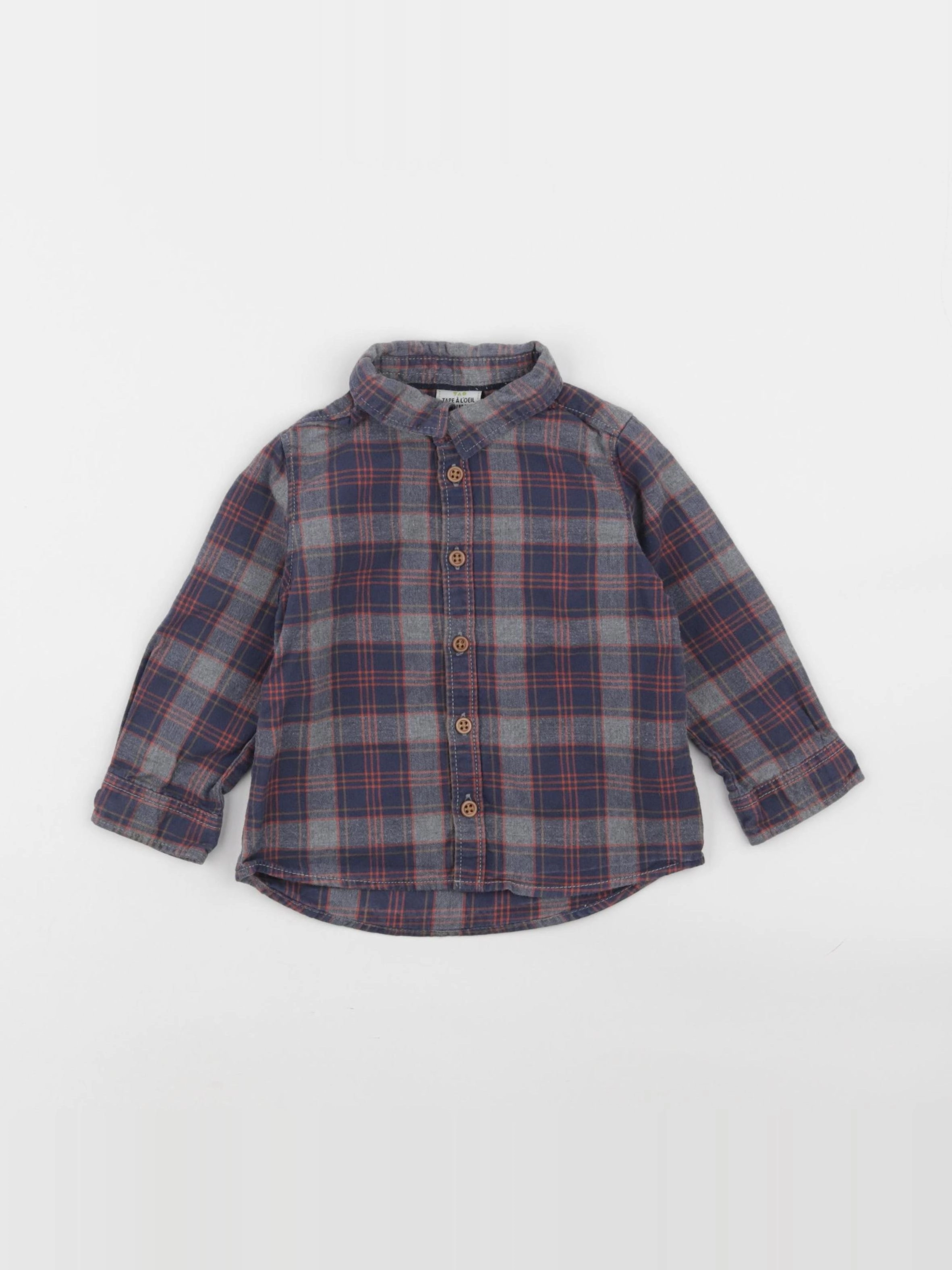 Tape à l'oeil - chemise multicolore - 18 mois