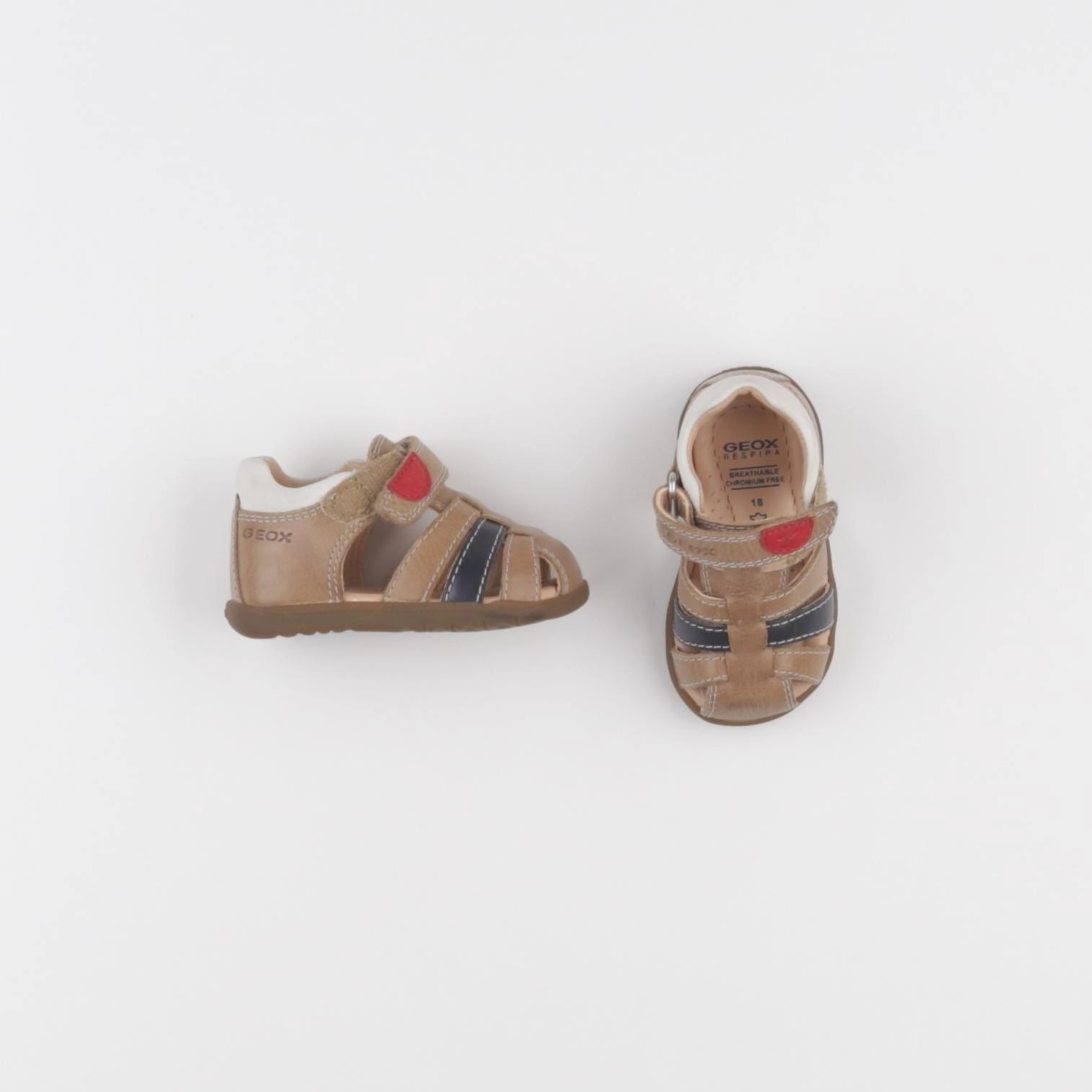 Geox - sandales marron - pointure 18/19