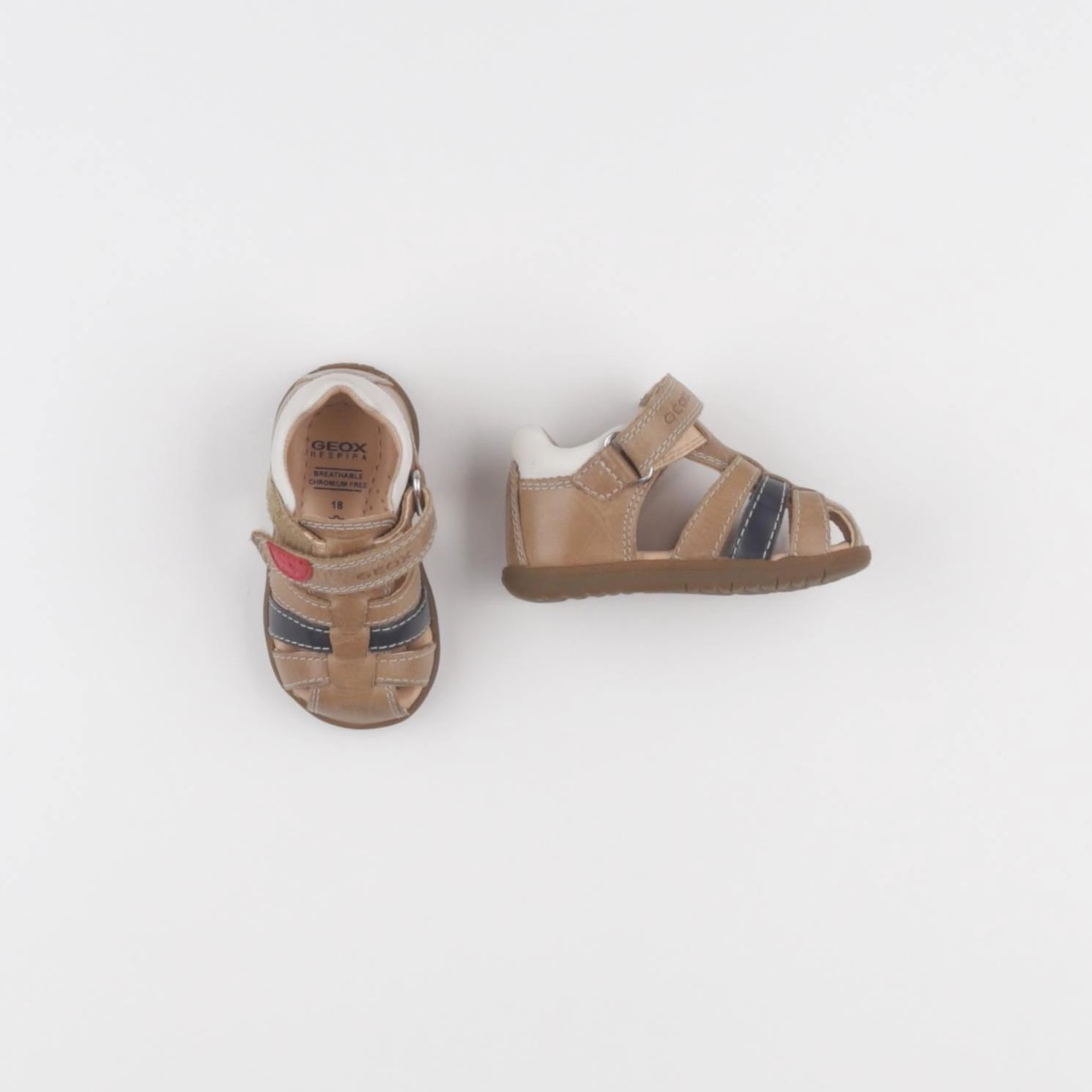 Geox - sandales marron - pointure 18/19