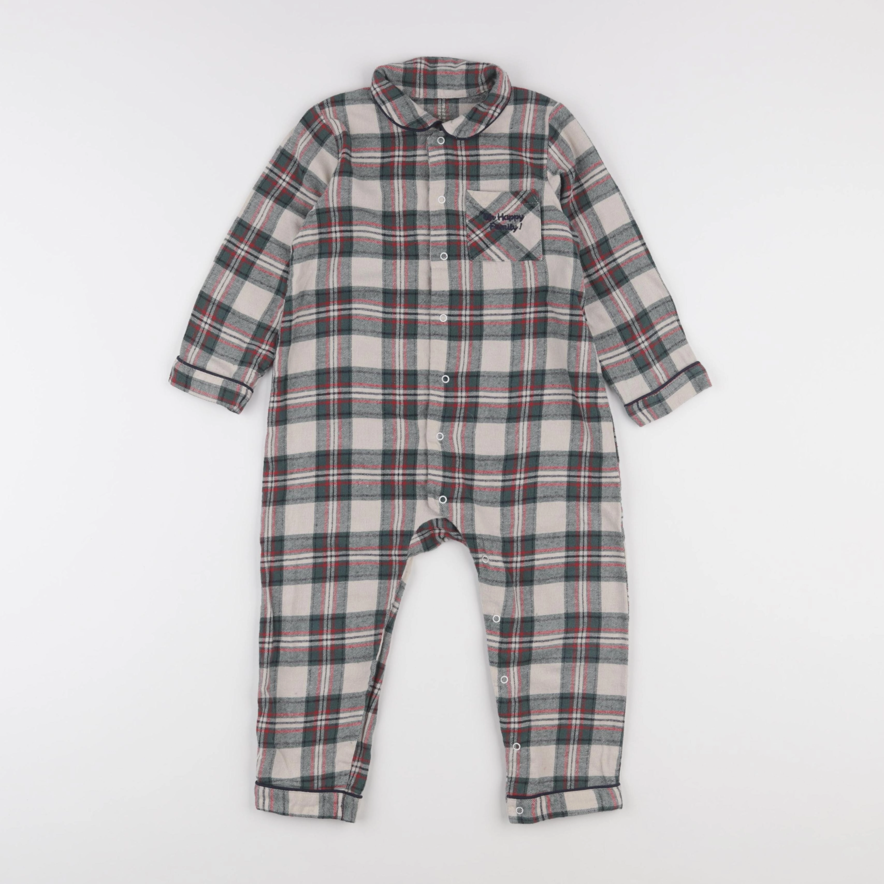 Vertbaudet - pyjama coton beige - 3 ans